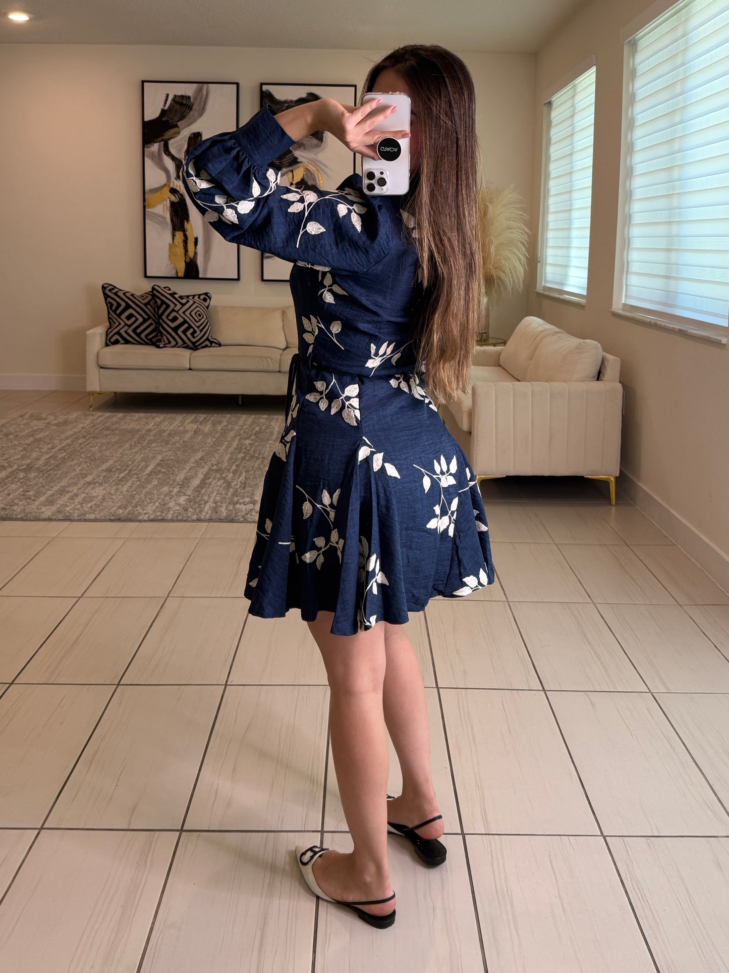 Power Stance Navy Blue Dress