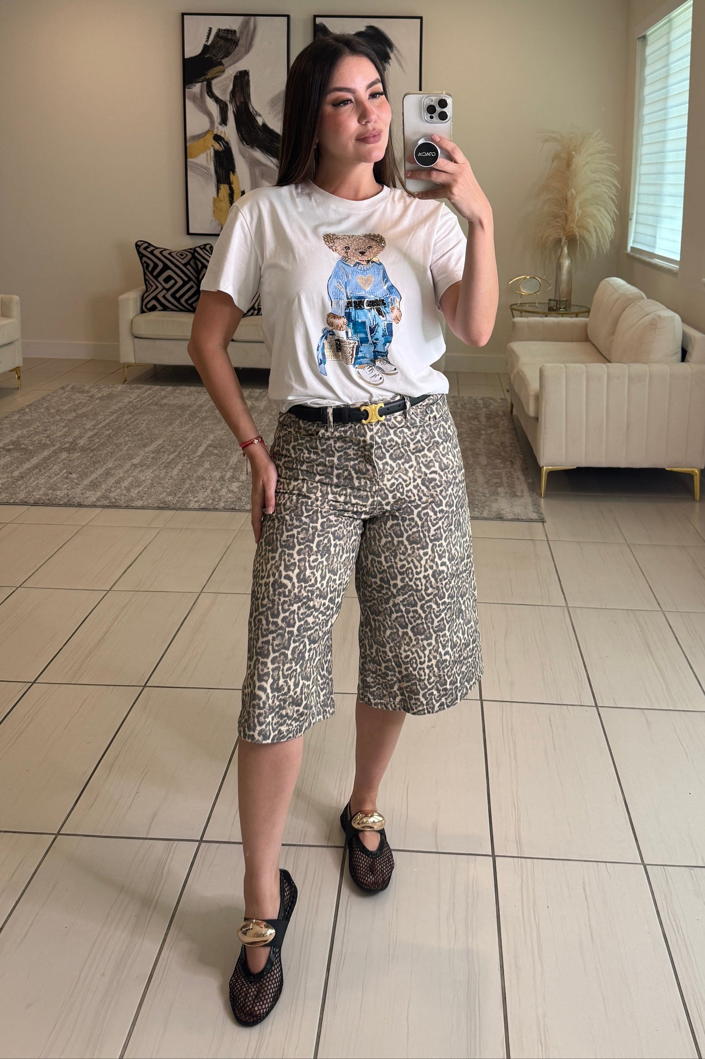 Wild Ambition Leopard Short
