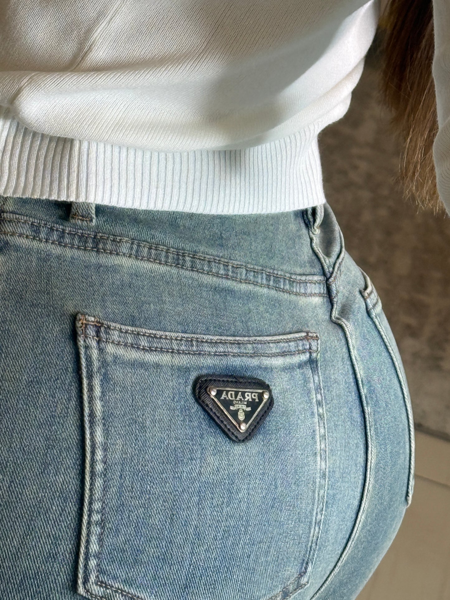 Iconic Barrel Denim Pants