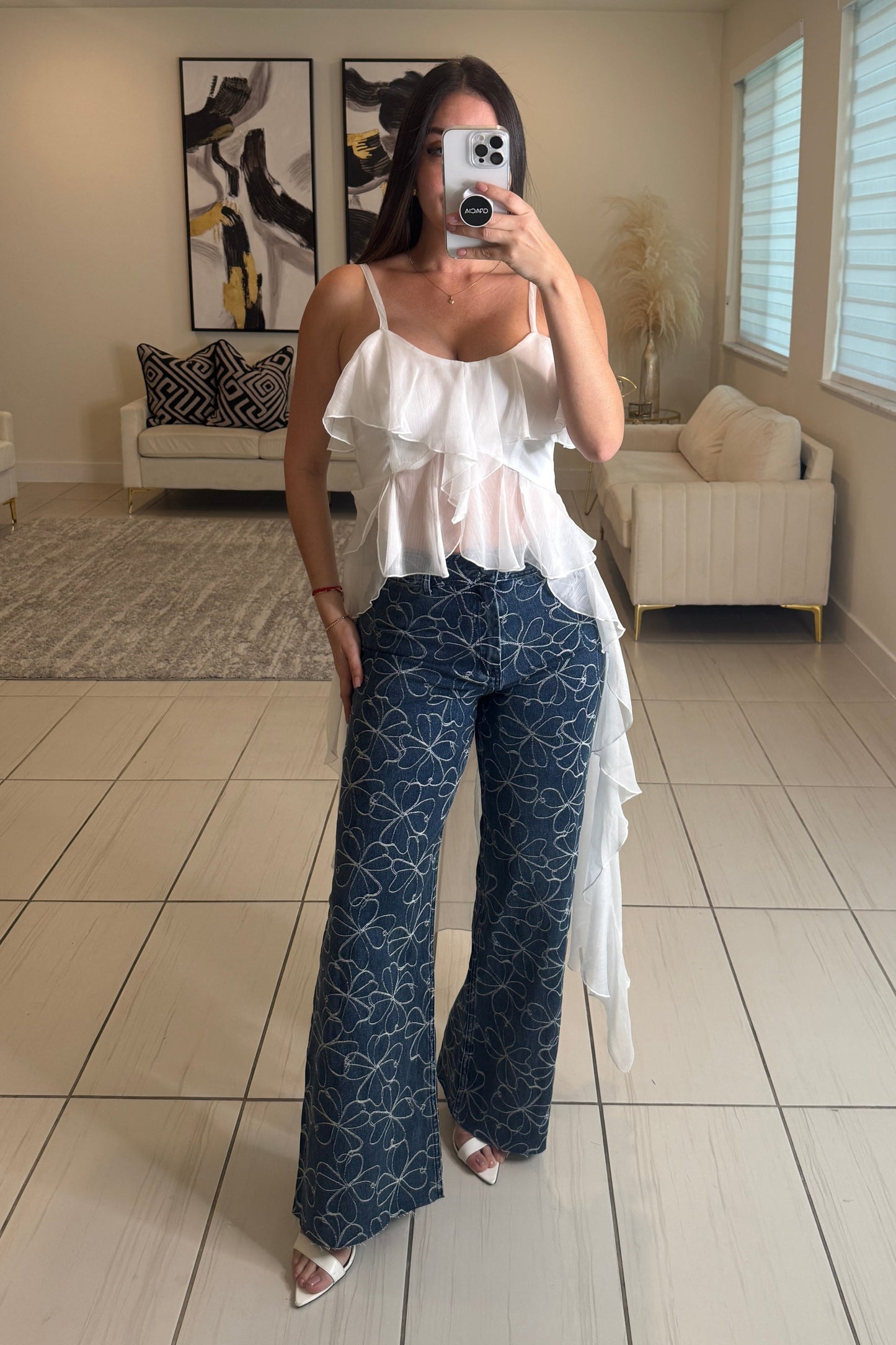 Pretty Girl White Top