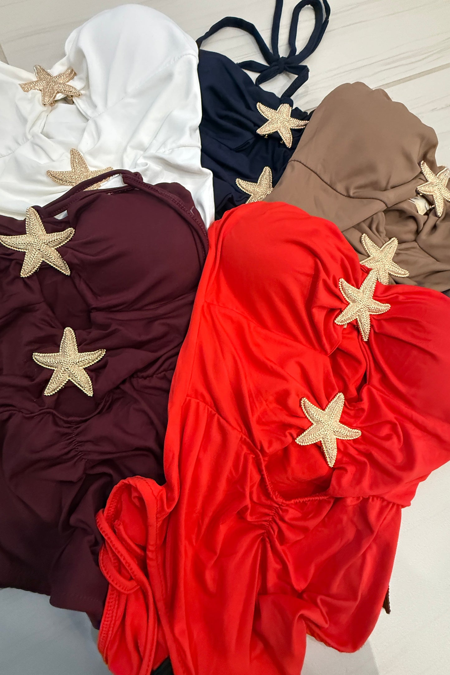 Gold Star Navy Blue Bodysuit