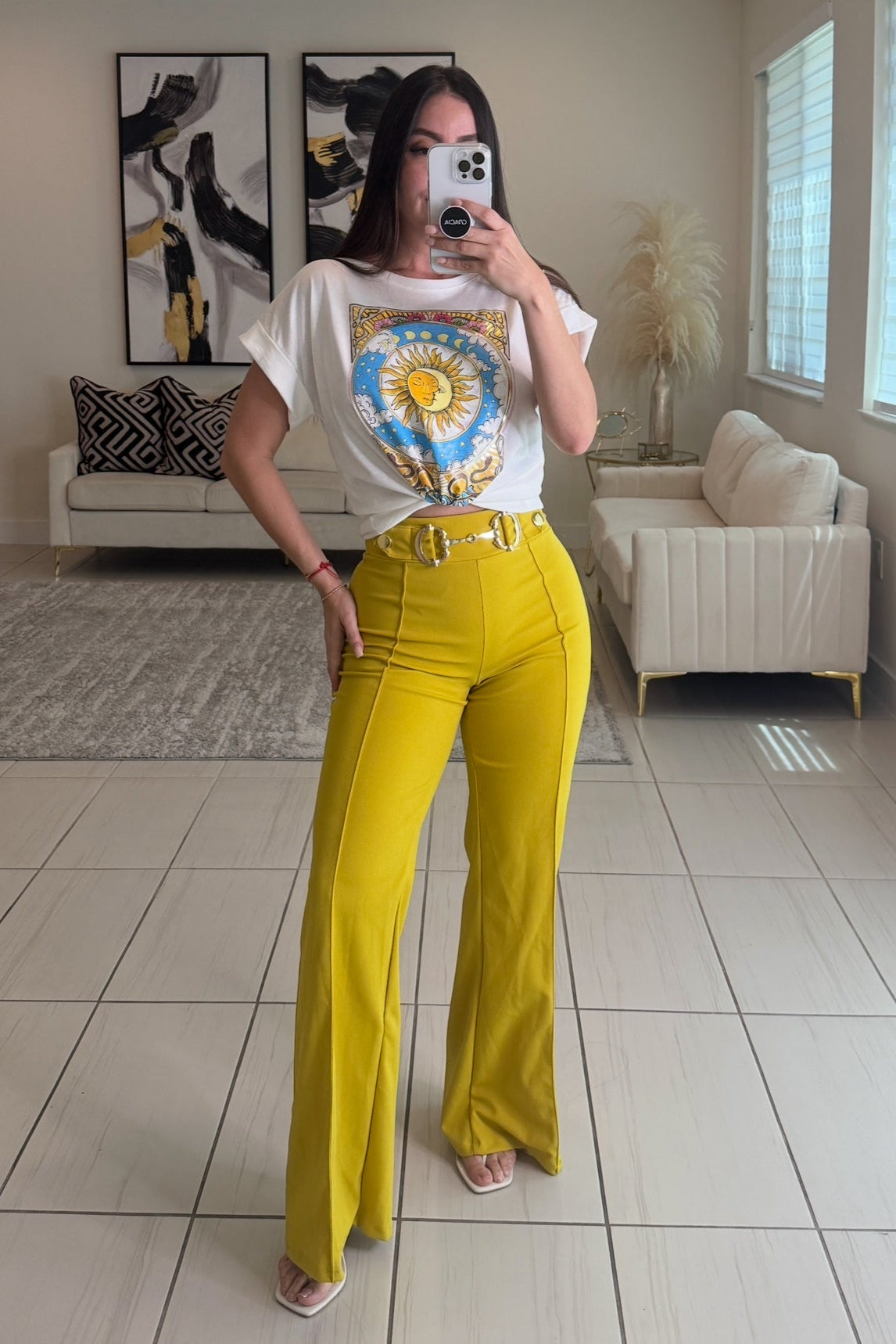 Perfect fit Yellow Pants