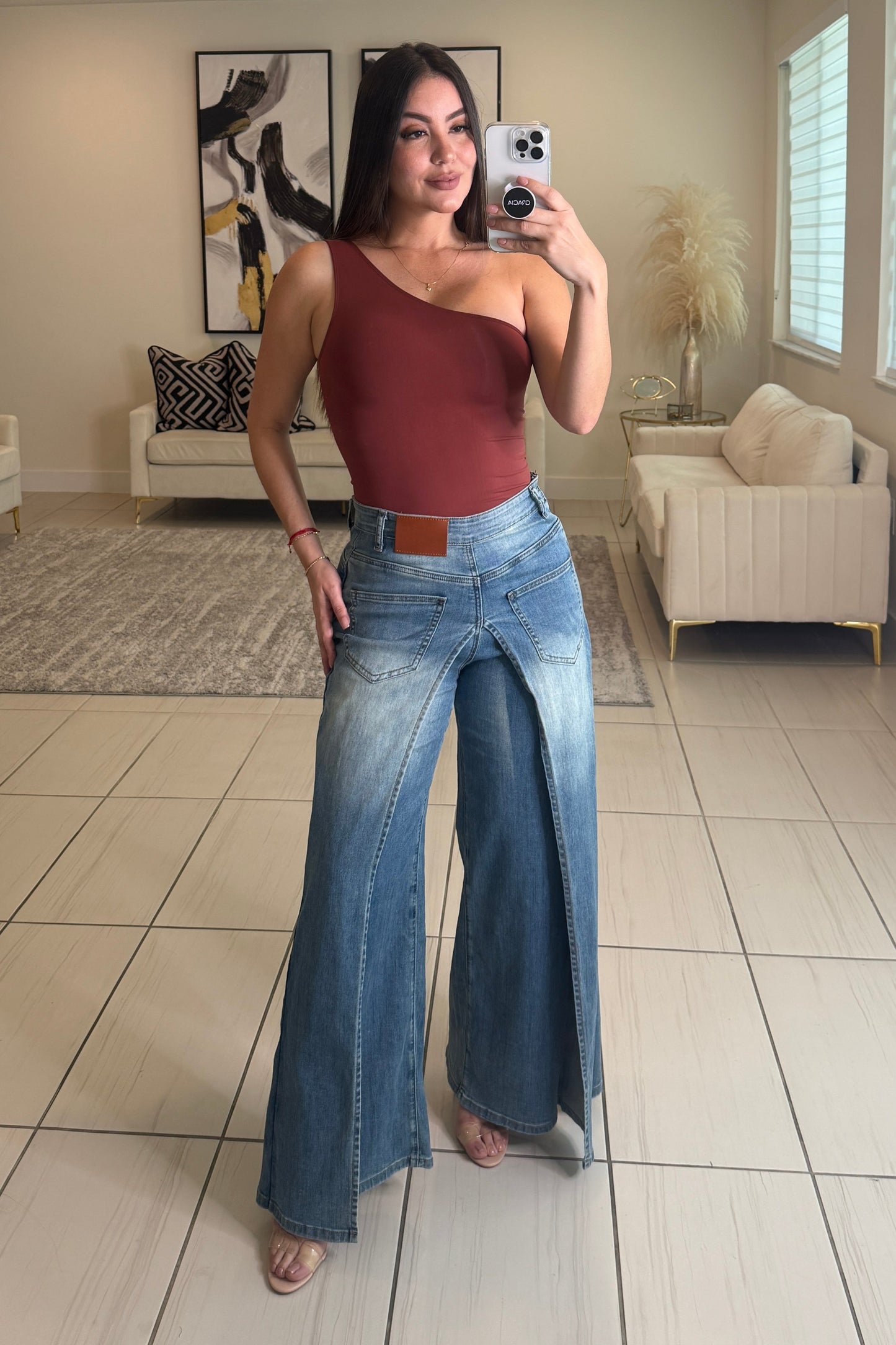 Empowered Feeling Denim Pants