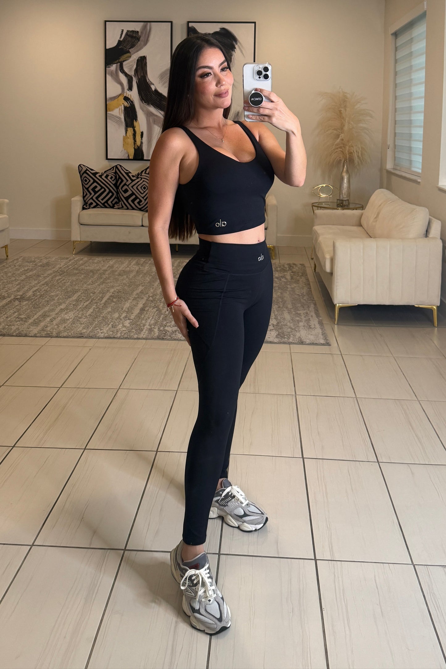 Halo Black Leggings Set