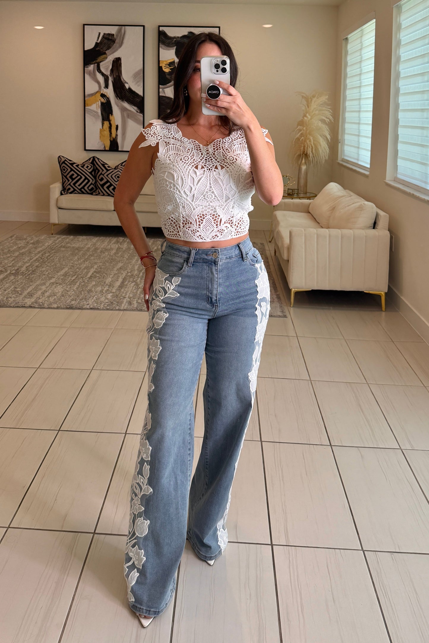 Absolutely Crochet White Top