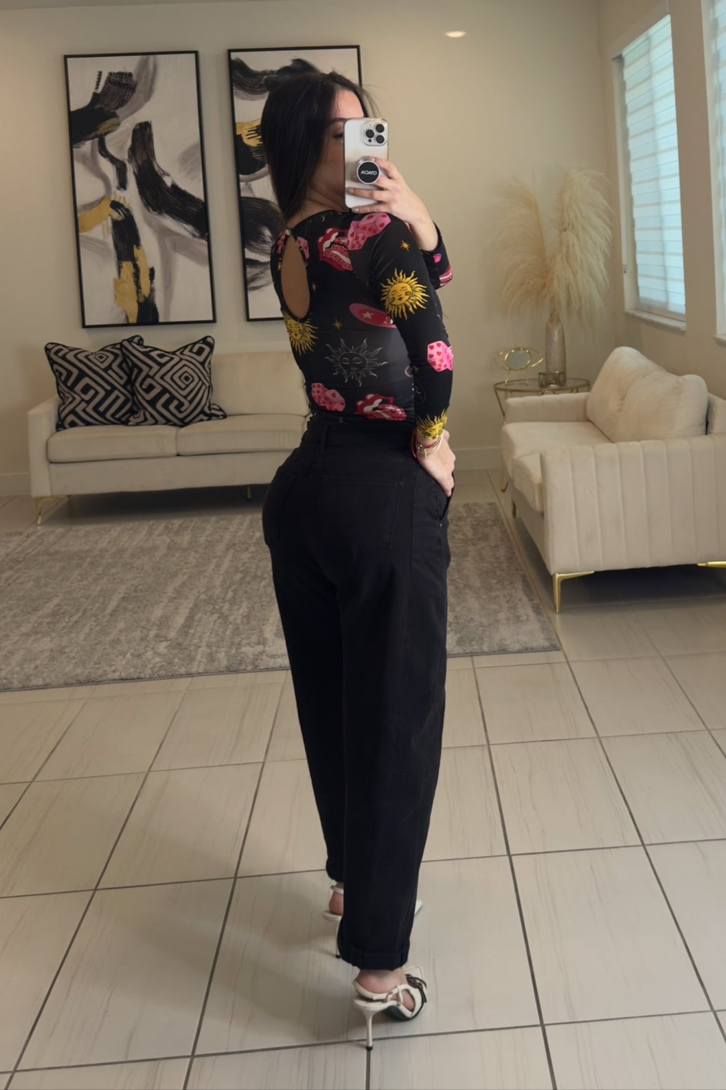 Magical Constellation Black Top