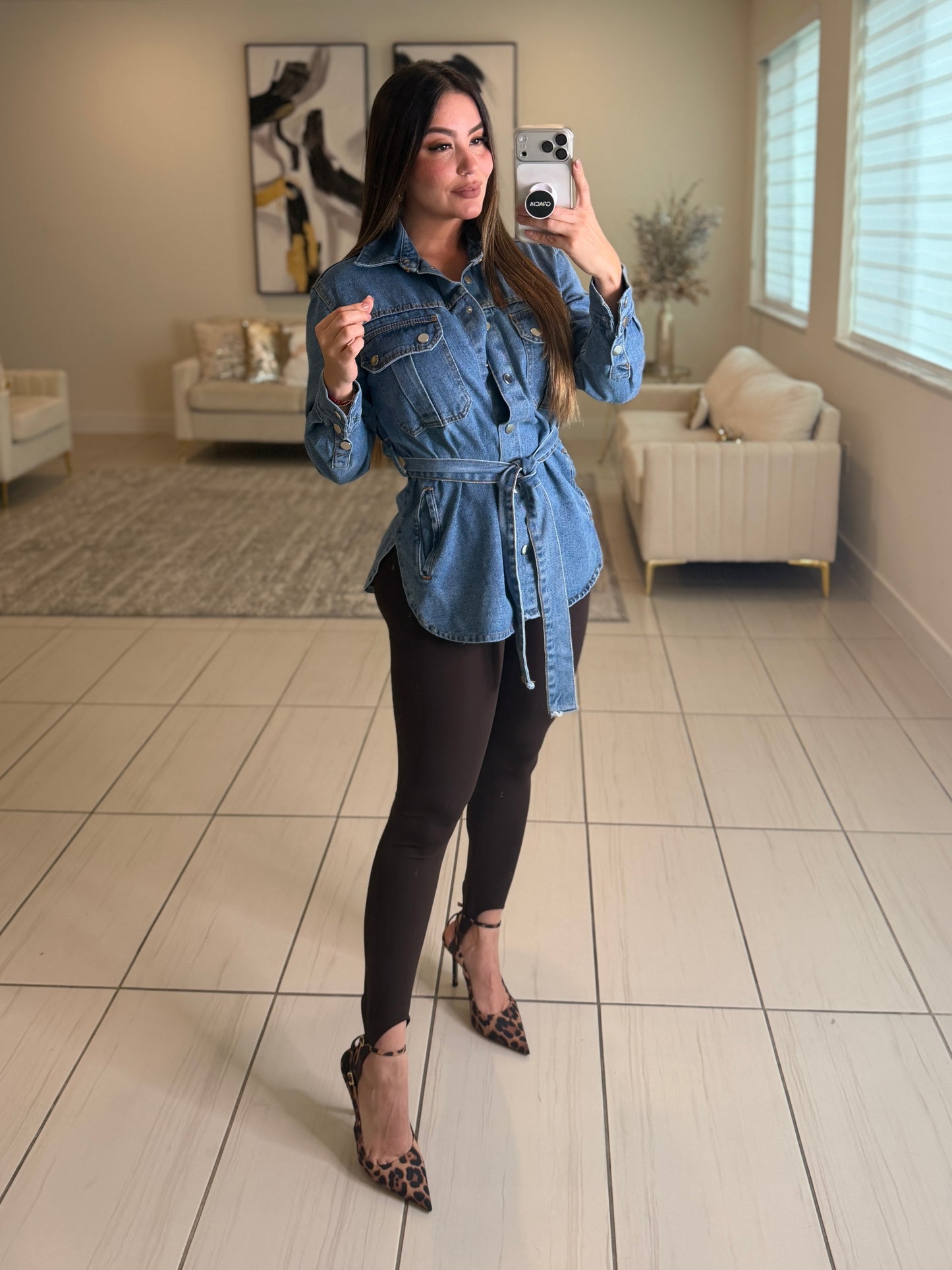 Power Sculpt Brown Leggings