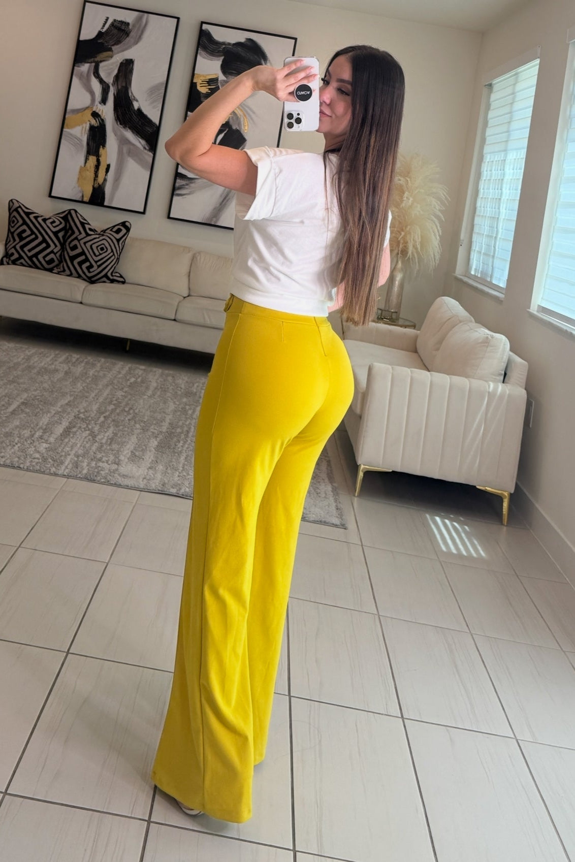 Perfect fit Yellow Pants