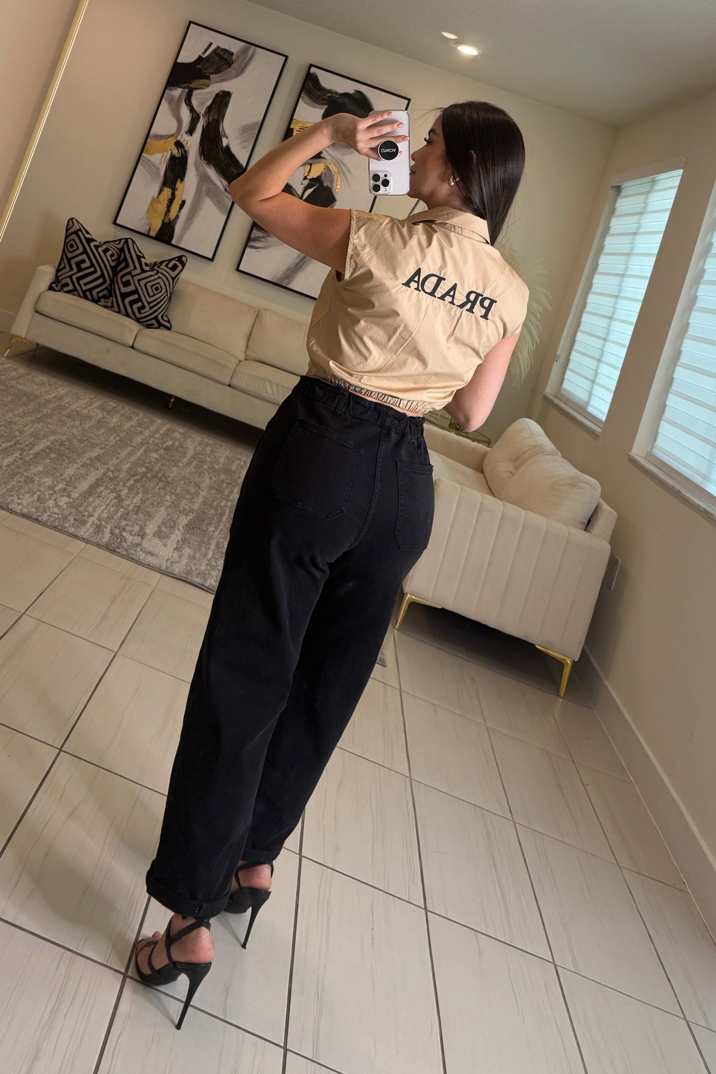 Iconic Khaki Top