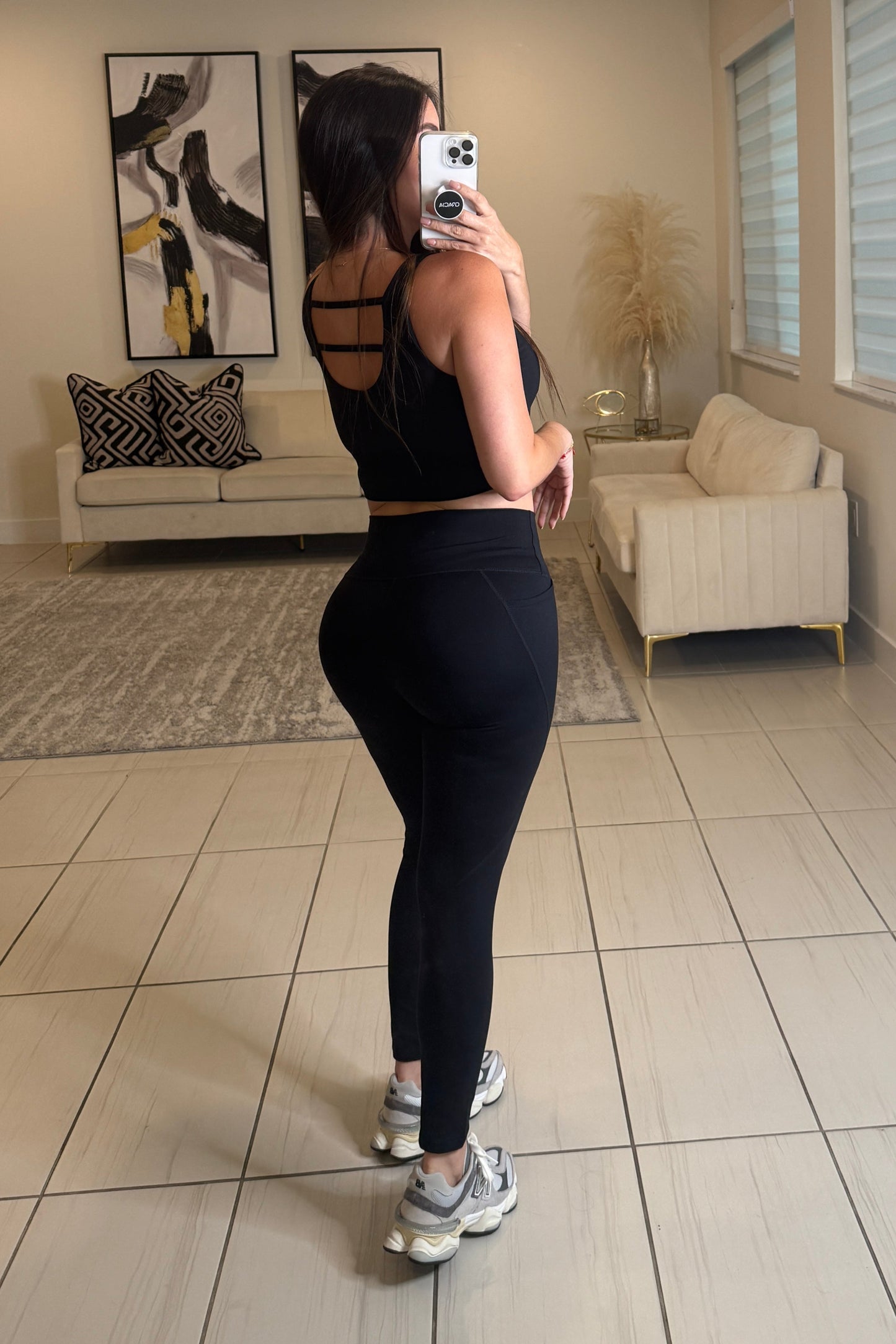 Halo Black Leggings Set