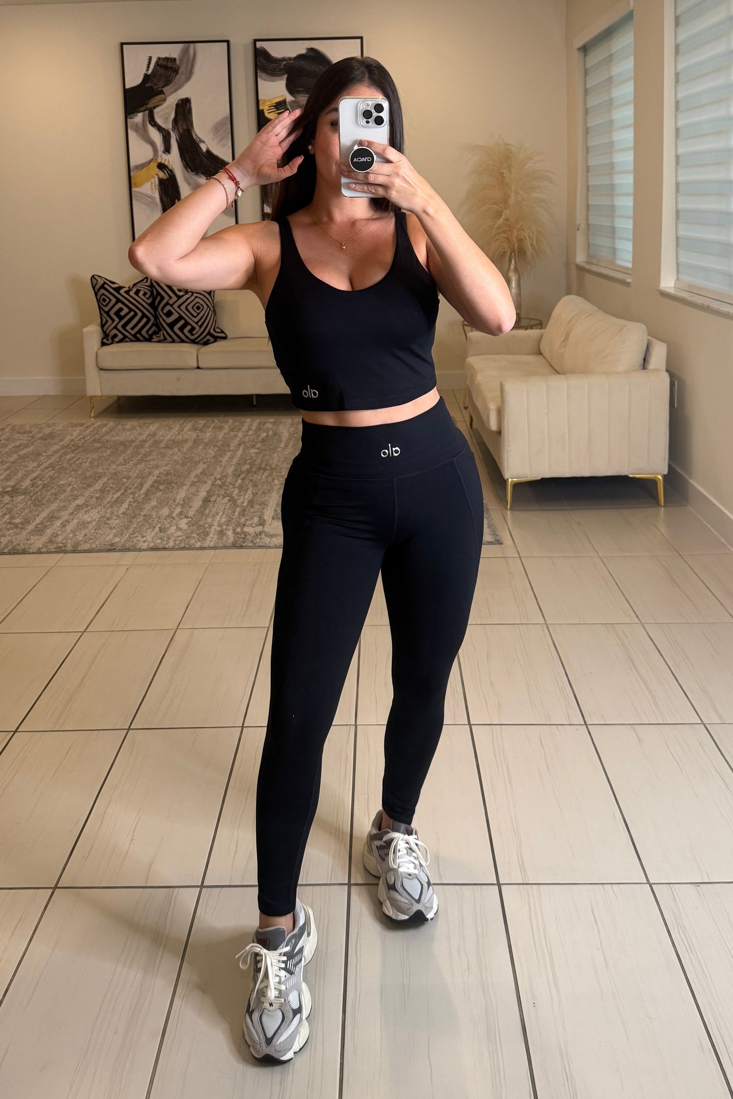 Halo Black Leggings Set