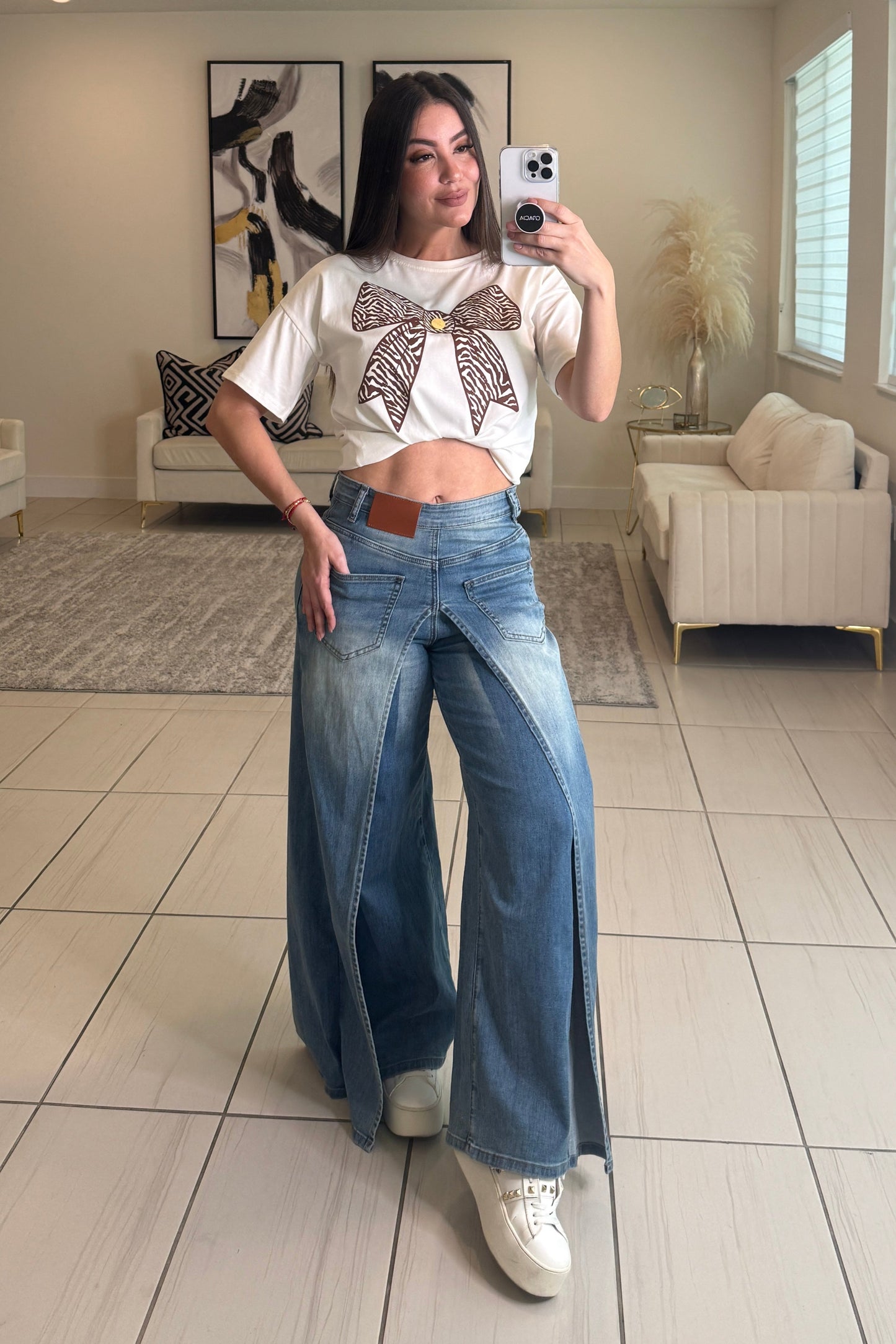 Empowered Feeling Denim Pants