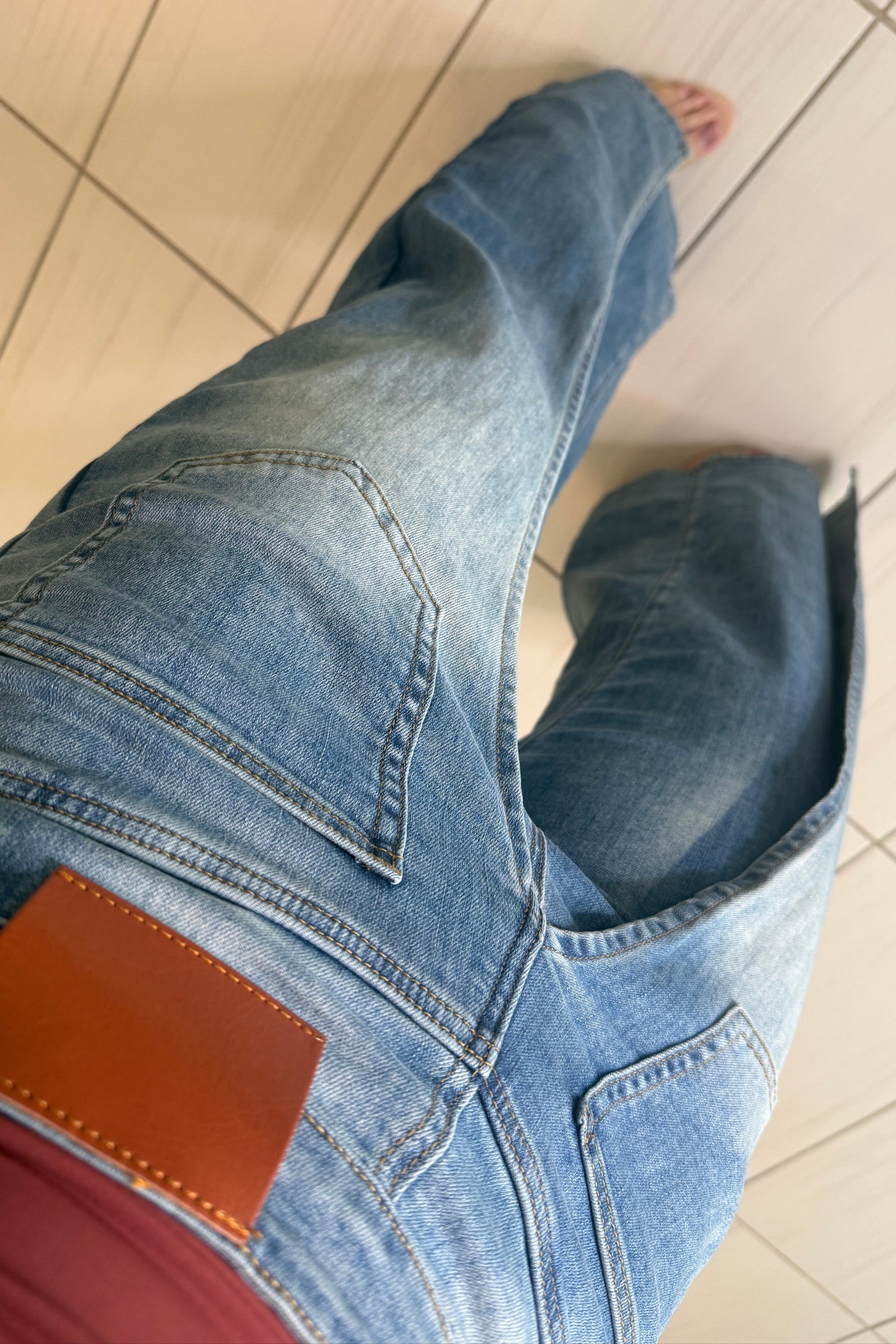 Empowered Feeling Denim Pants