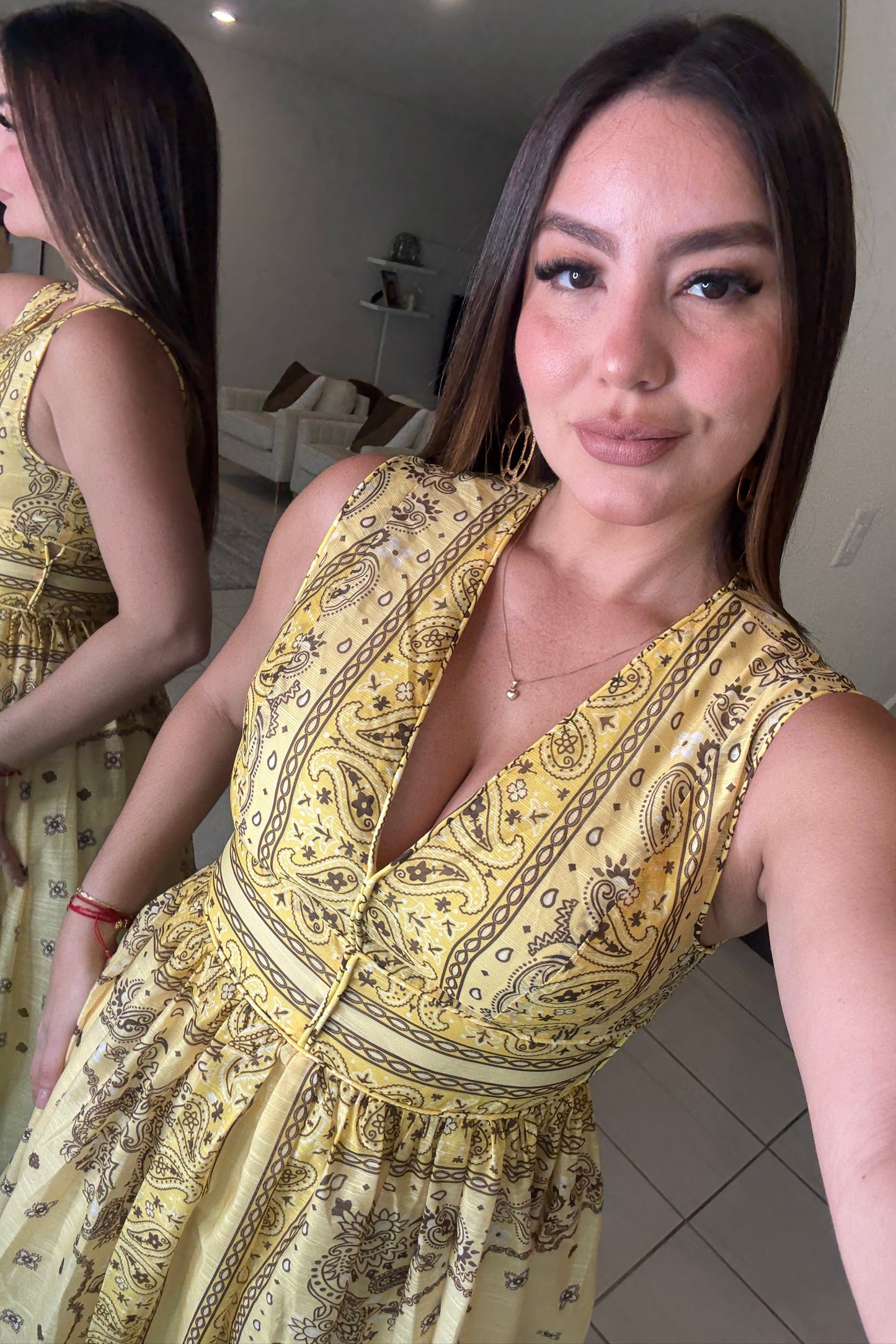 Enchanted Yellow Maxi Dress
