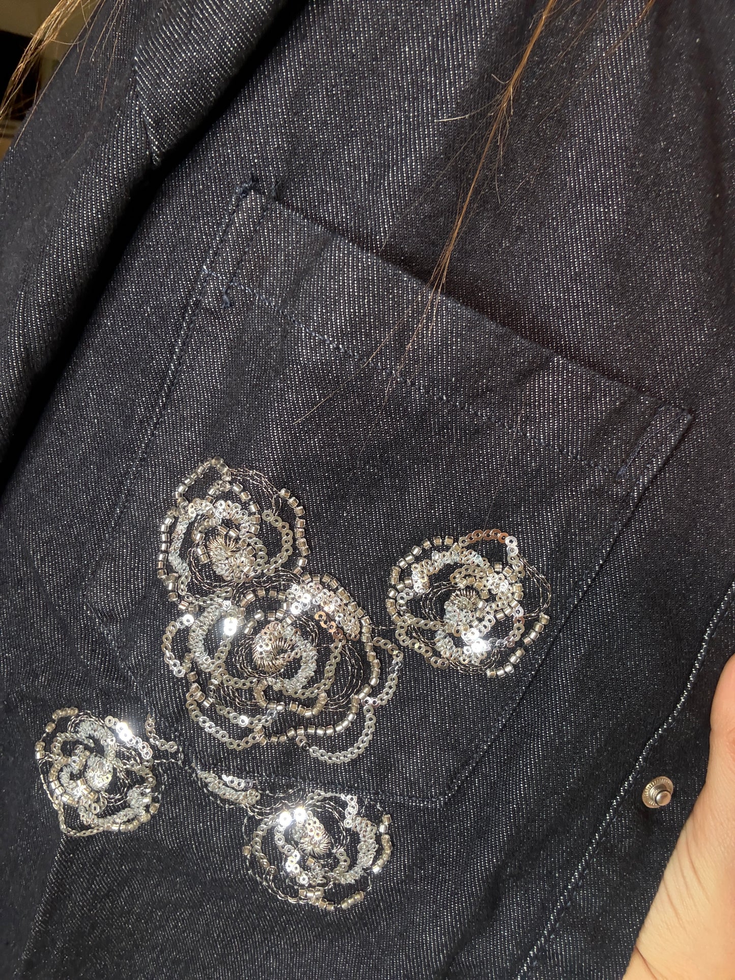 Perfect Details Dark Denim Pant Set