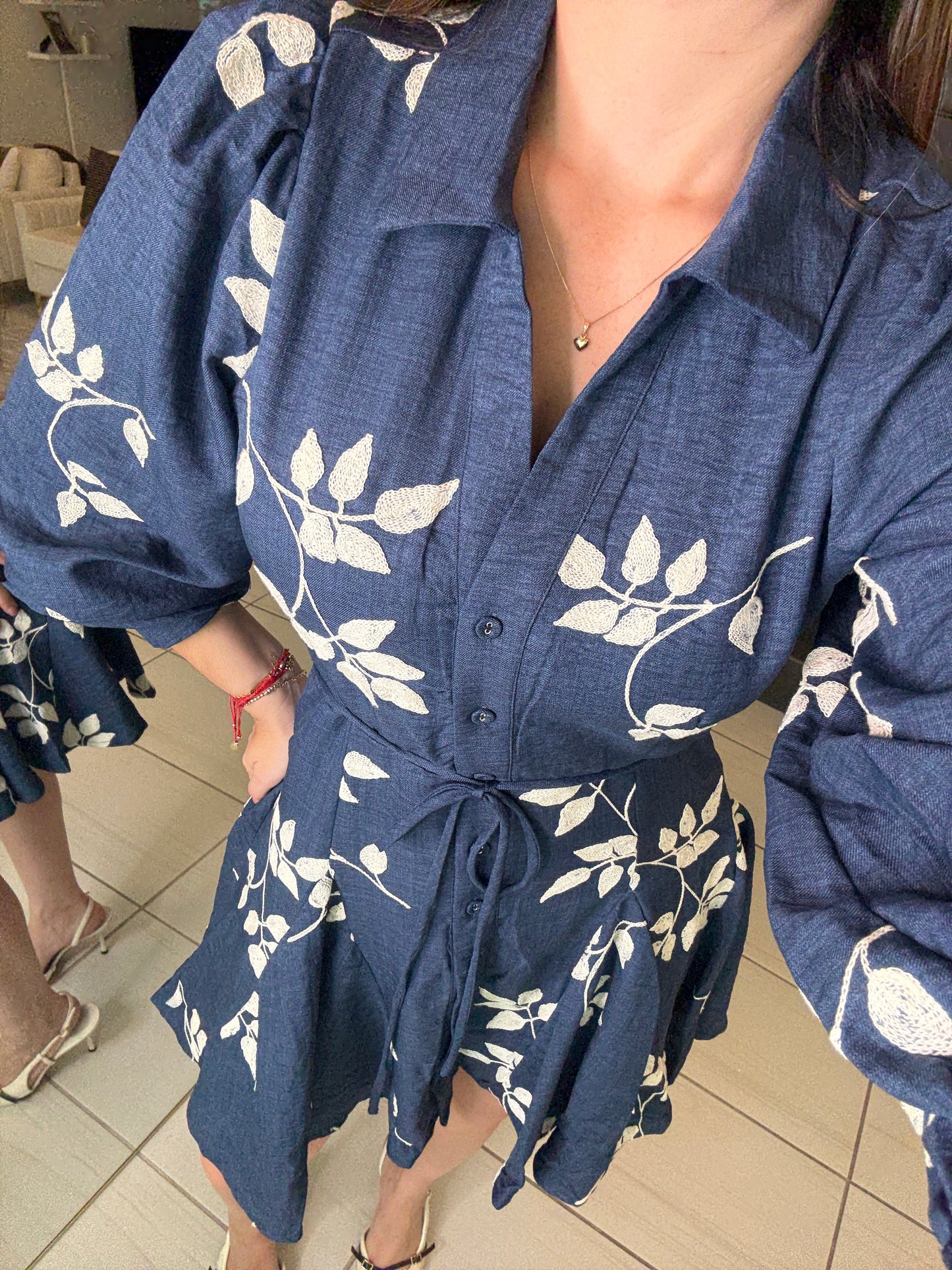 Power Stance Navy Blue Dress
