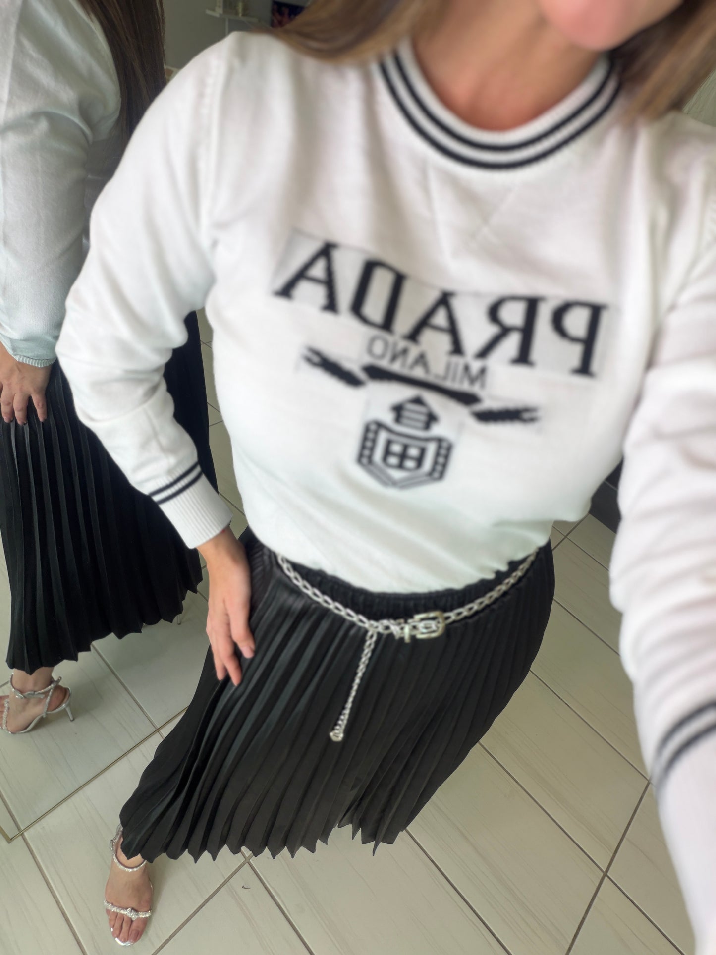 Opulent Structure Black Maxi Skirt