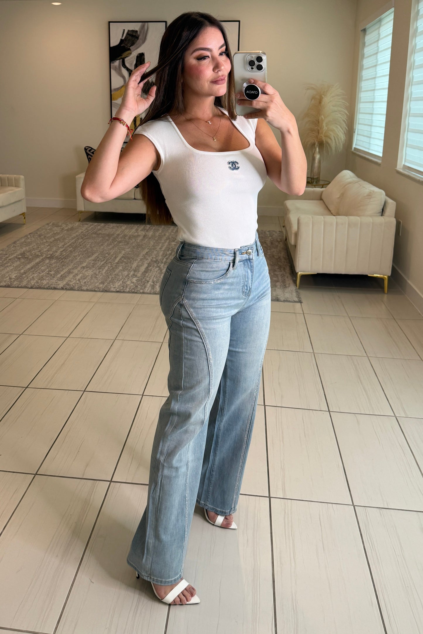 Iconic Knit White Top