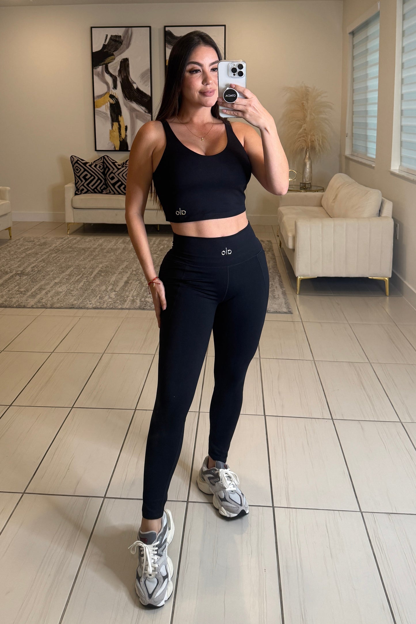 Halo Black Leggings Set