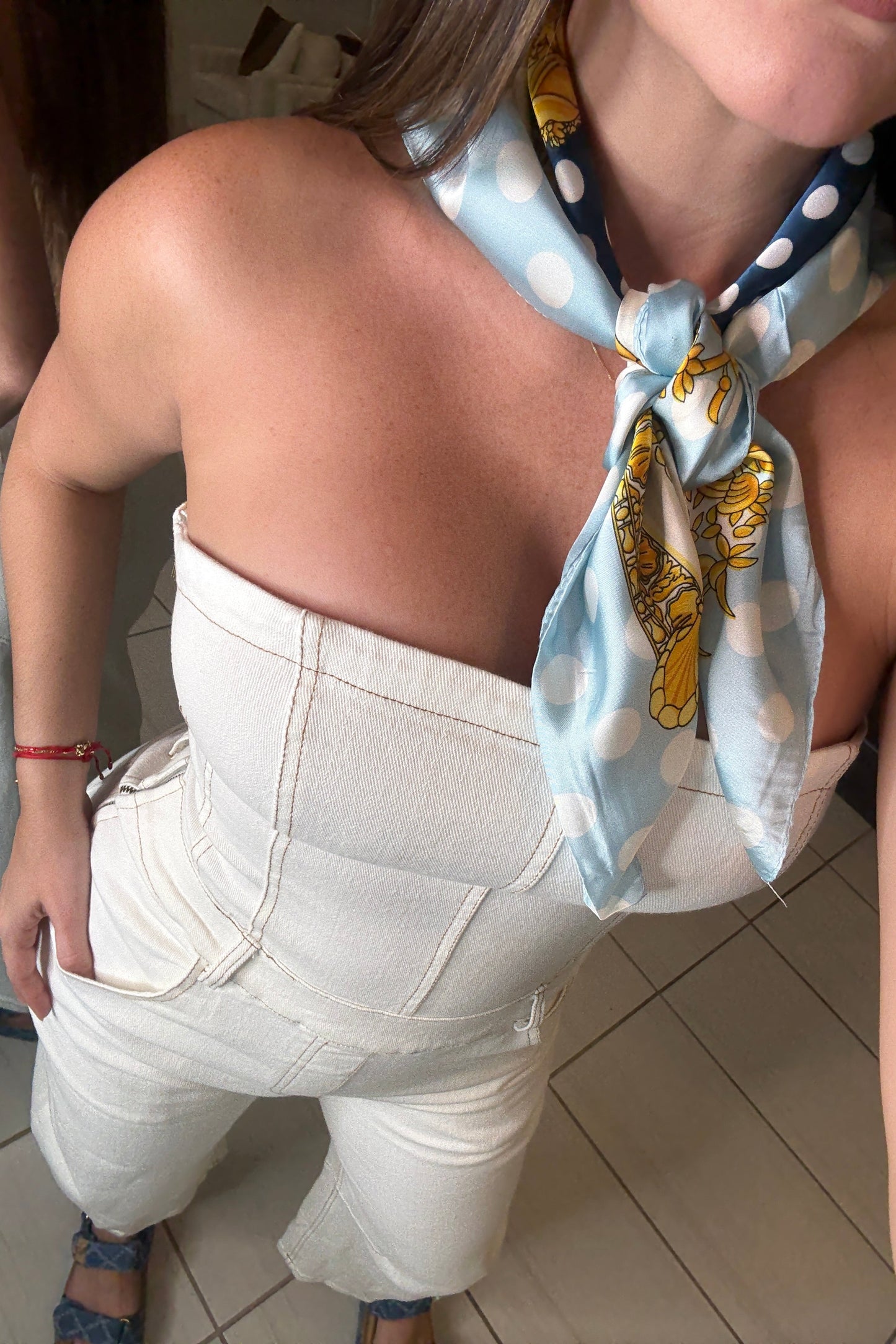 The Powerline White Jumpsuit