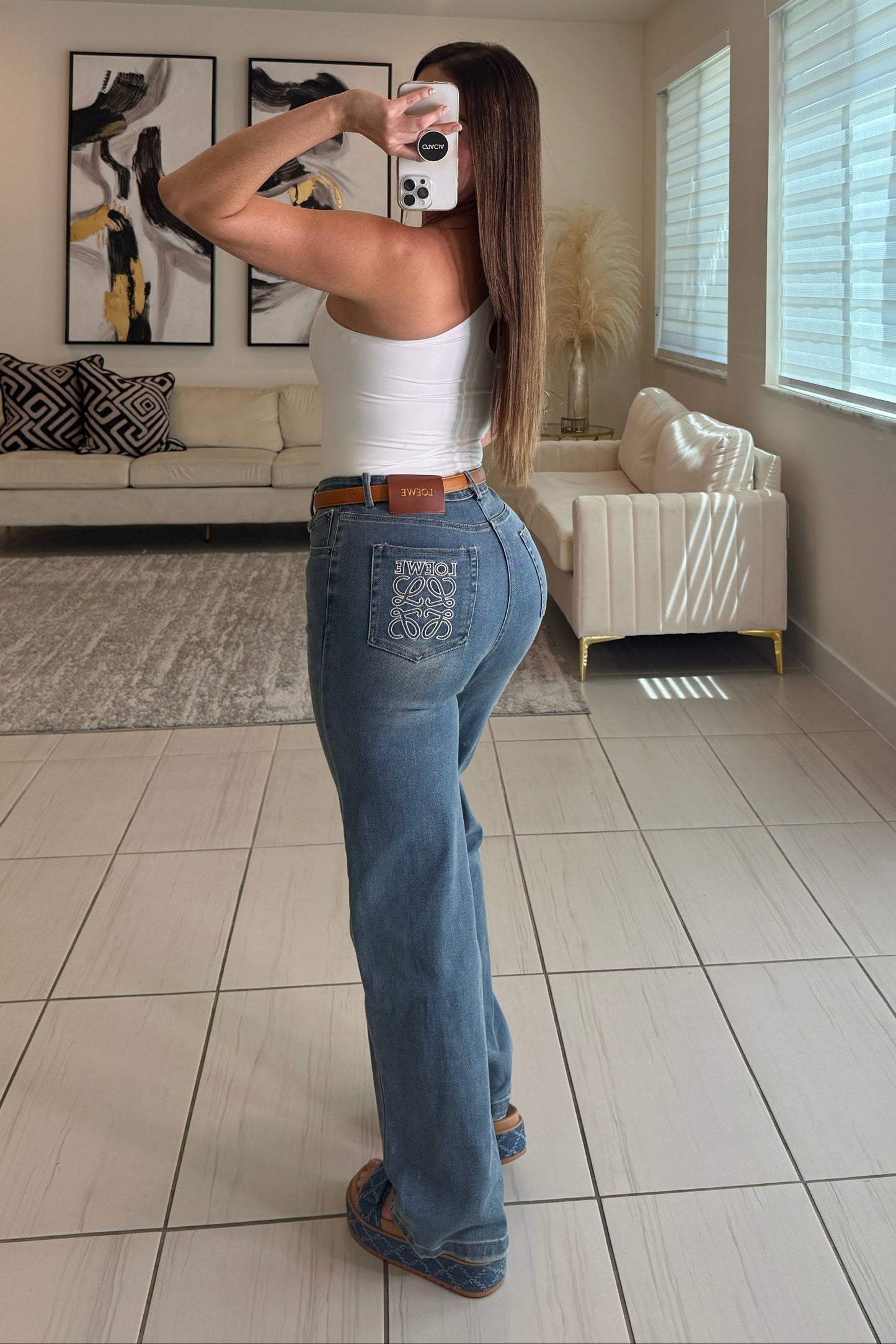 Asymmetrical White Basic Bodysuit