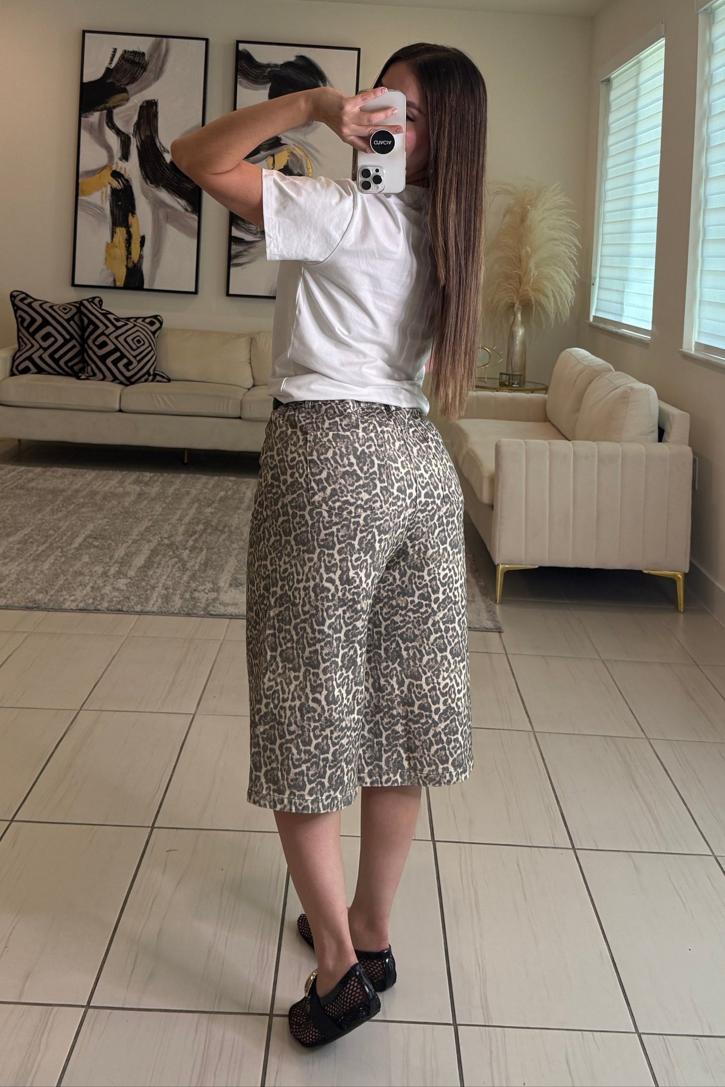 Wild Ambition Leopard Short