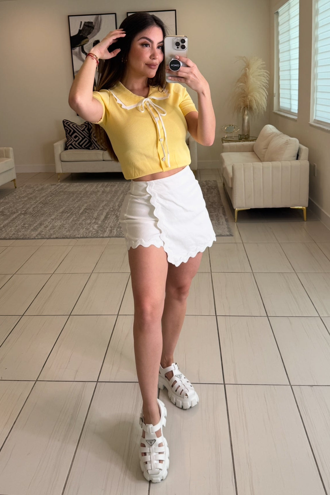 Sweet Edge White Short
