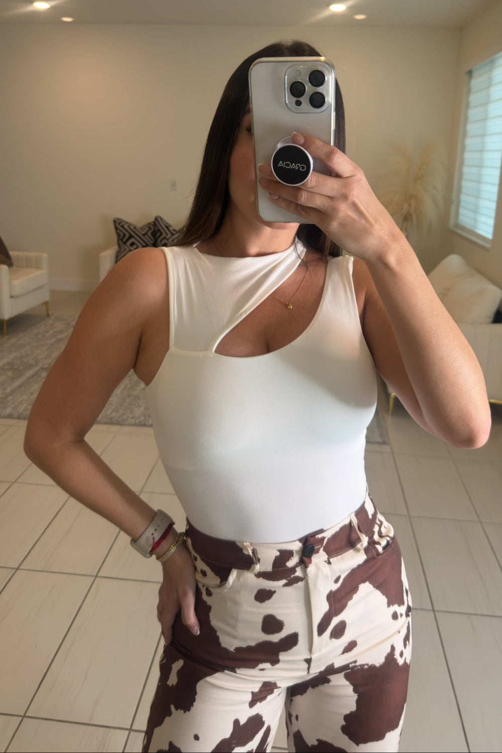 The Sculpt Off White Bodysuit