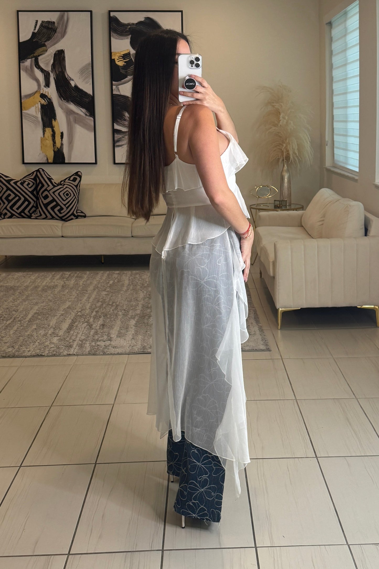 Pretty Girl White Top