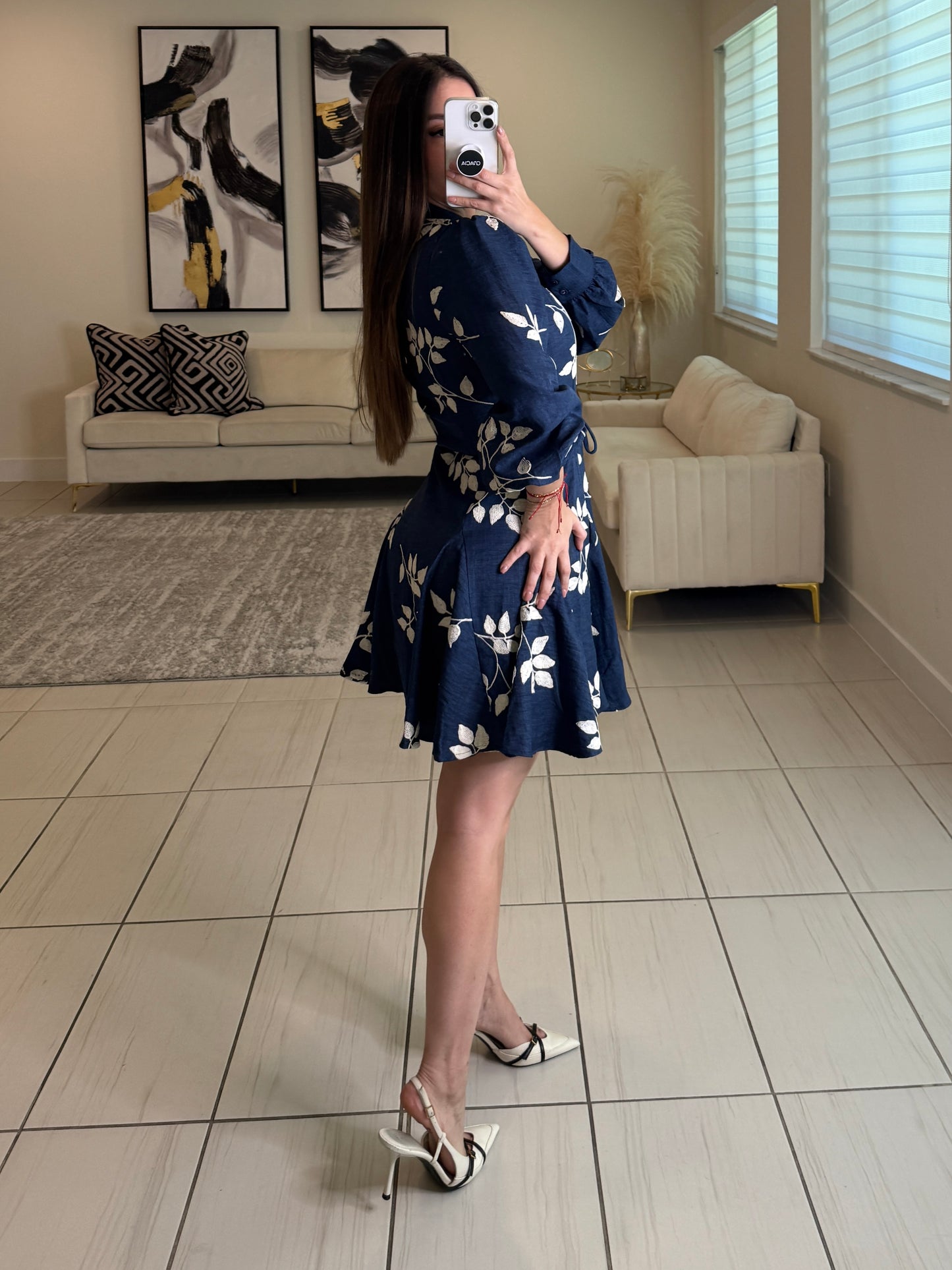 Power Stance Navy Blue Dress