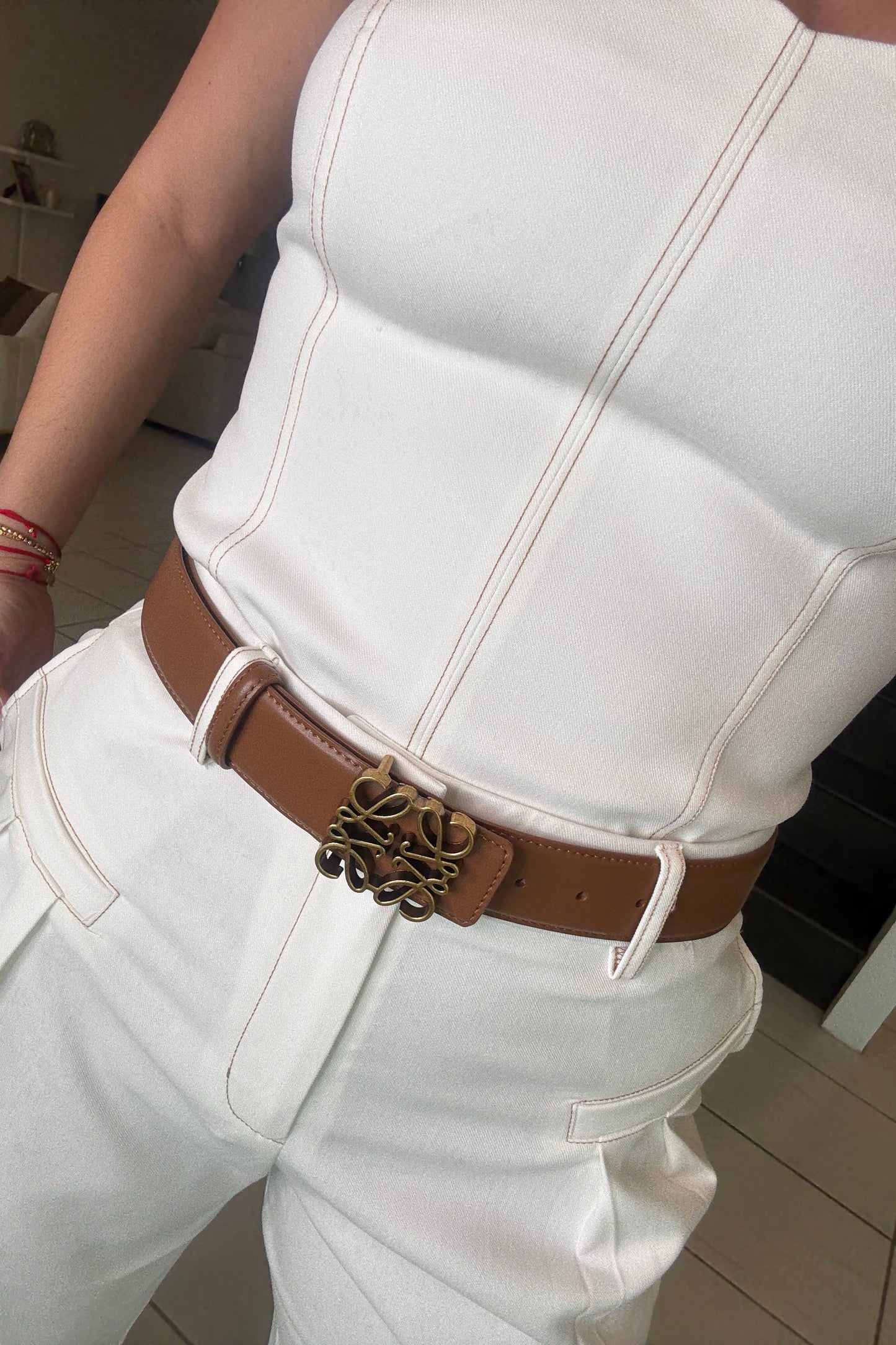 Luxe Utility White Pant Set