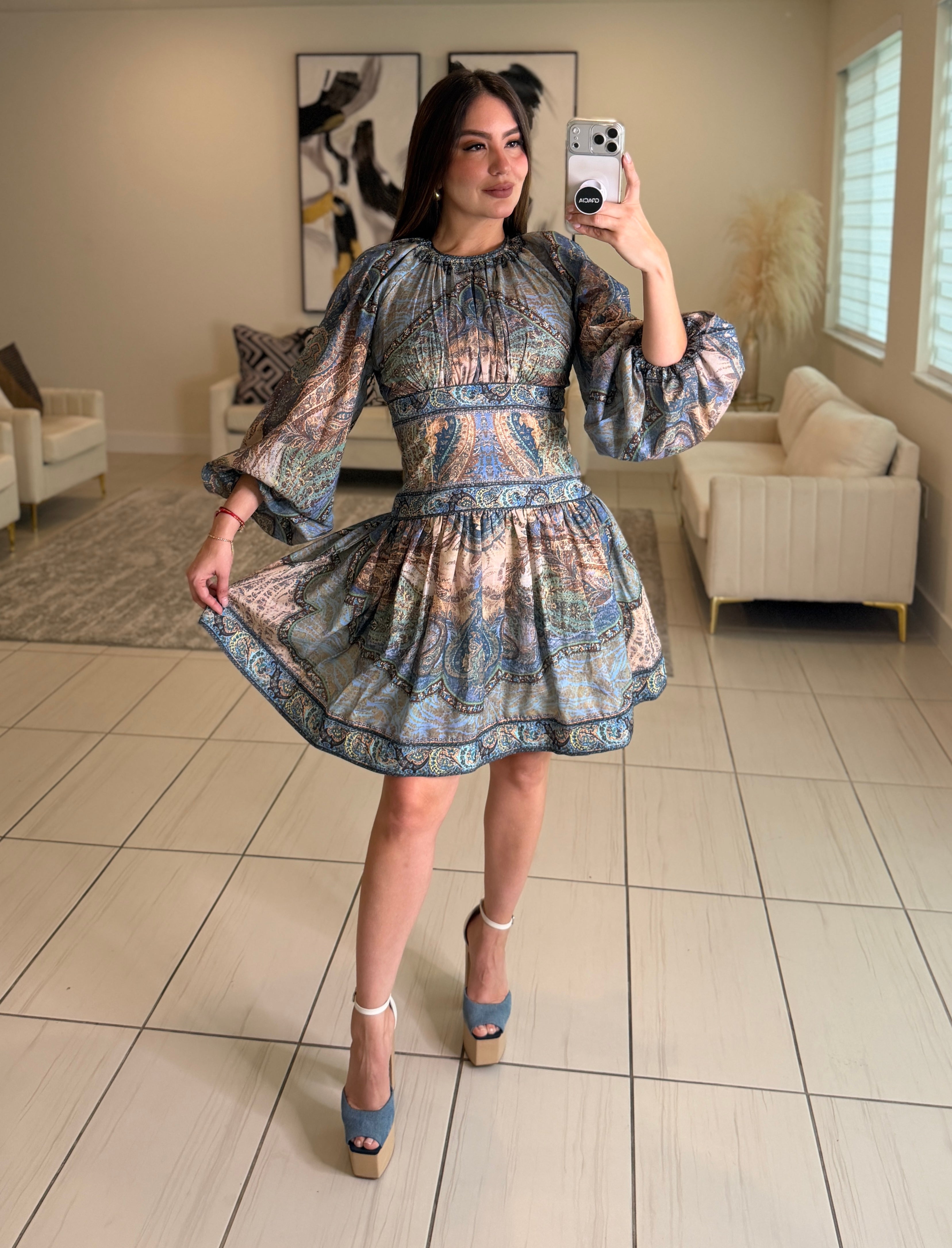 Wanderlust Blue Dress