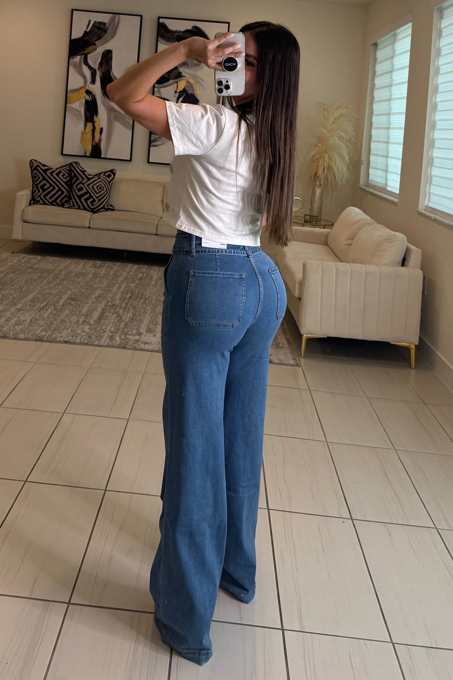 Mirror Mirage White Top