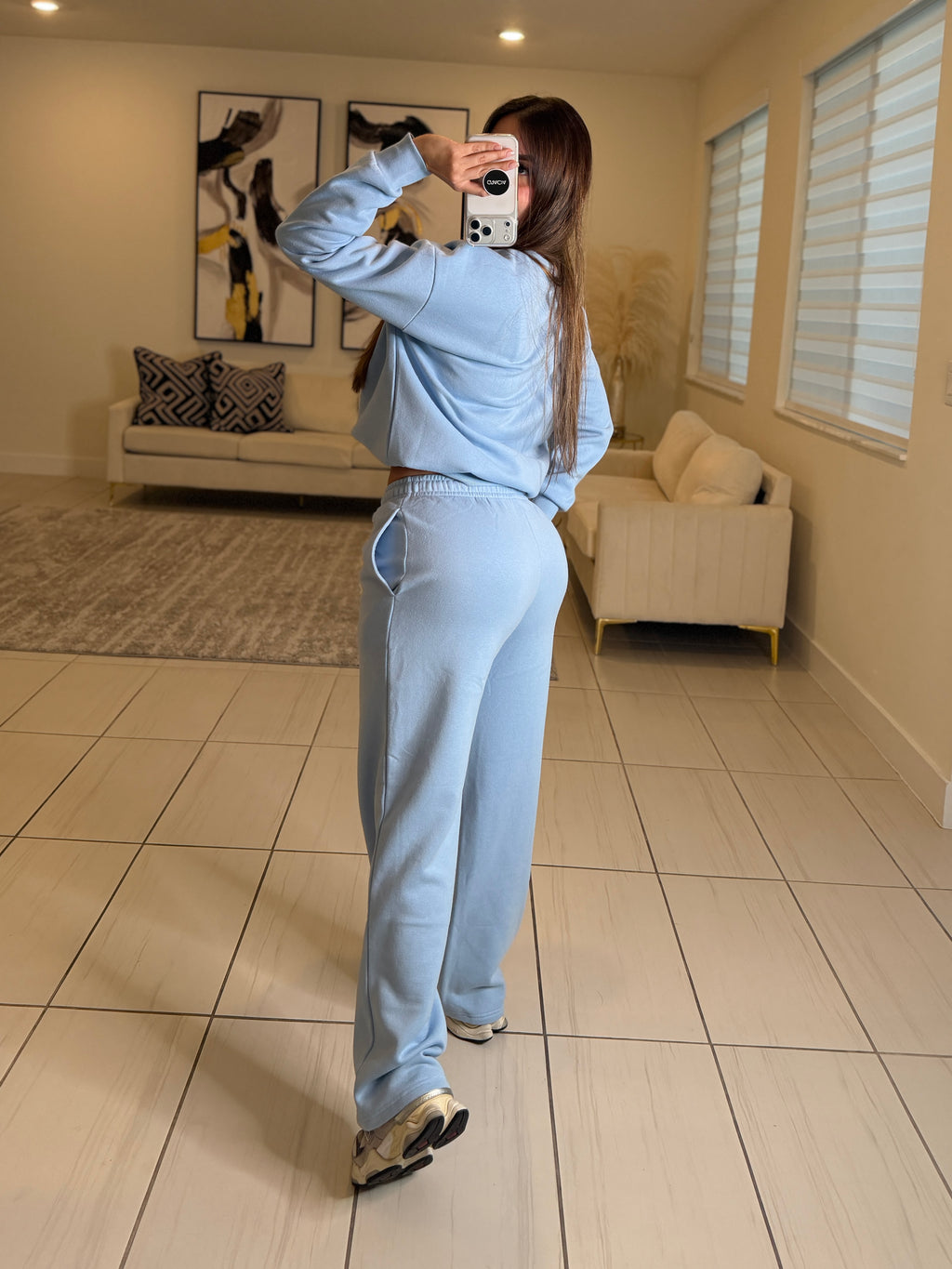 Serenity Halo Light Blue Pant Set