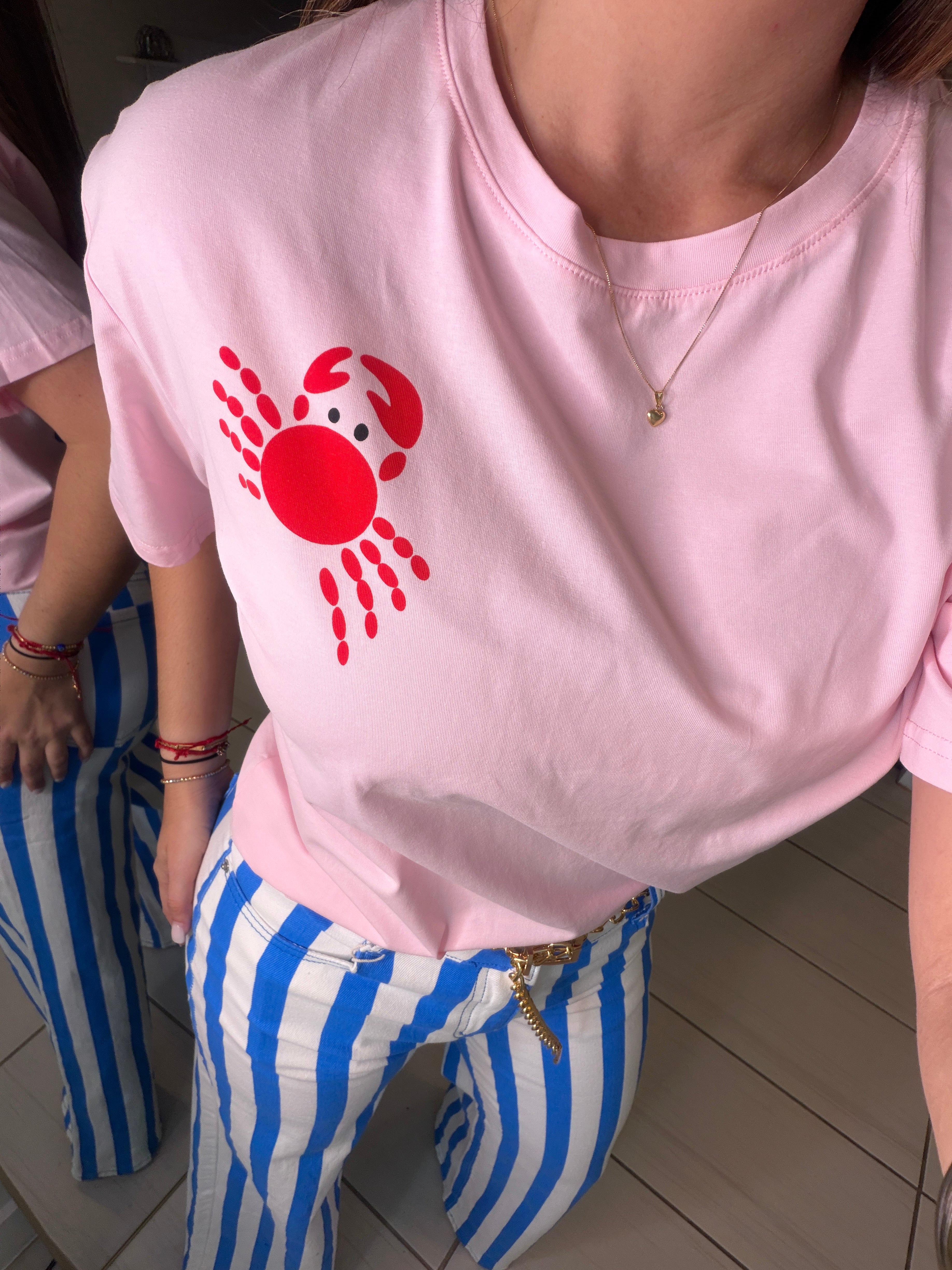 French Coast Crab Pink Tshirt