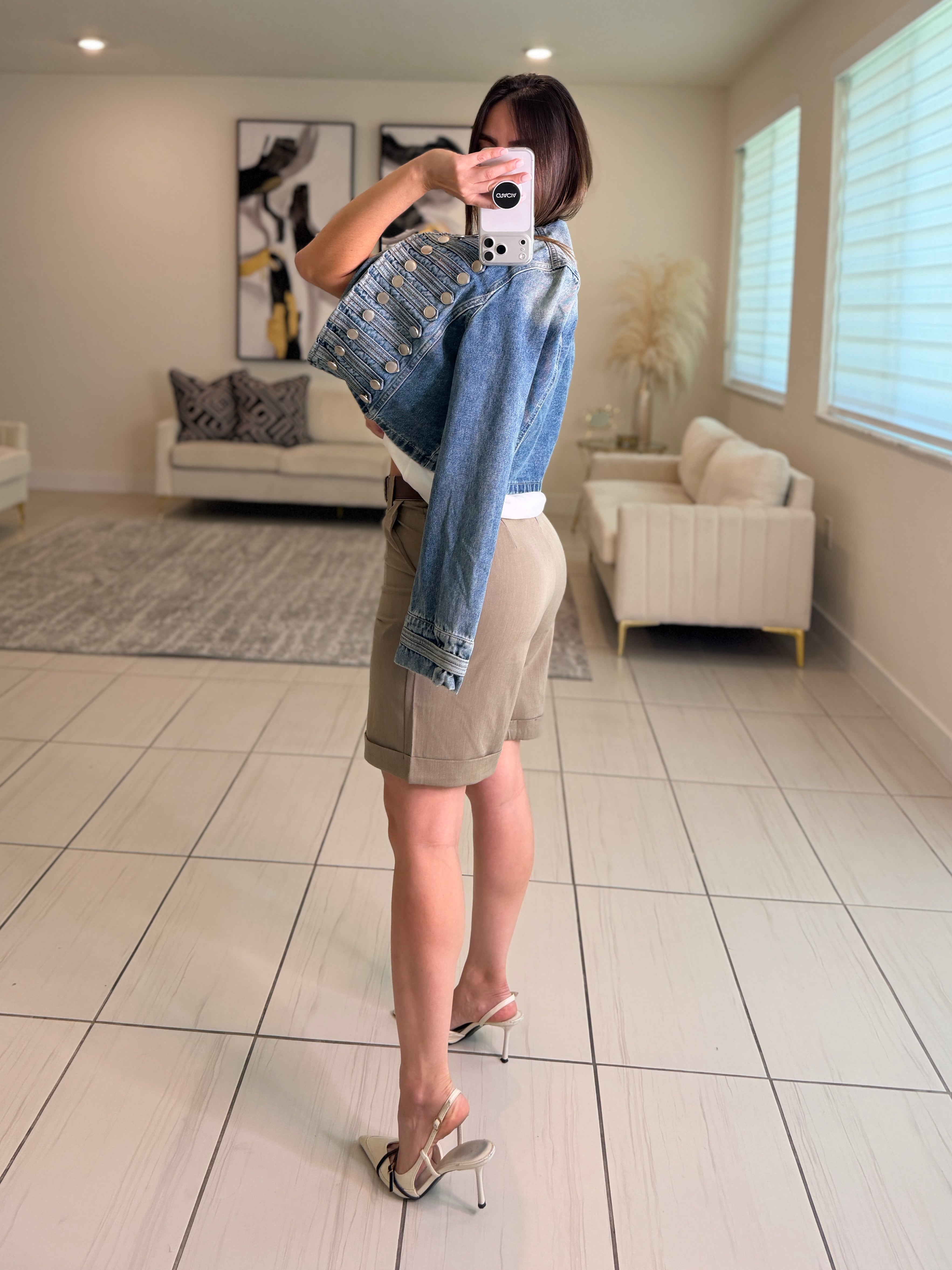 Cabana Muse Taupe Shorts