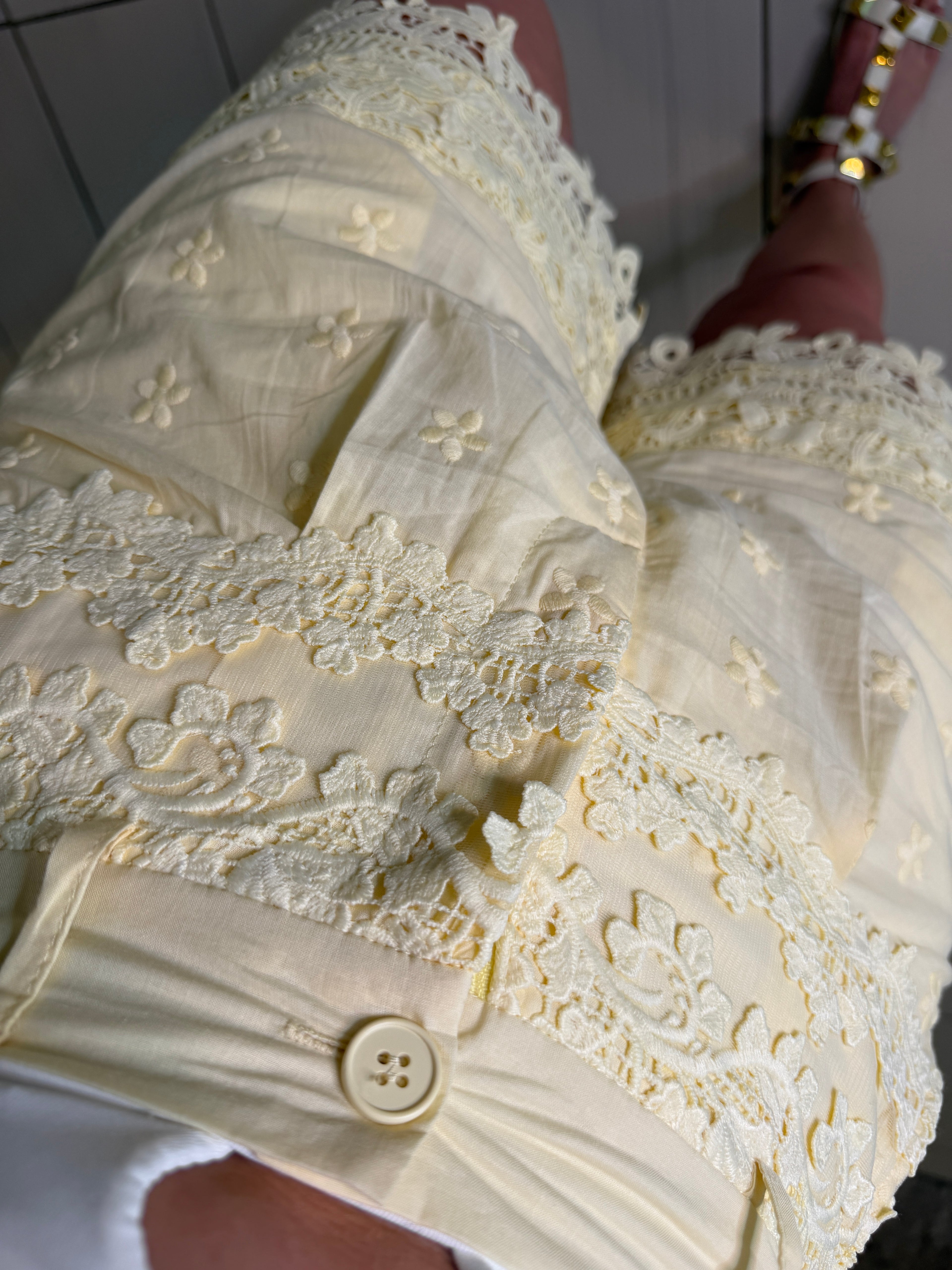 Soleil Yellow Shorts Set