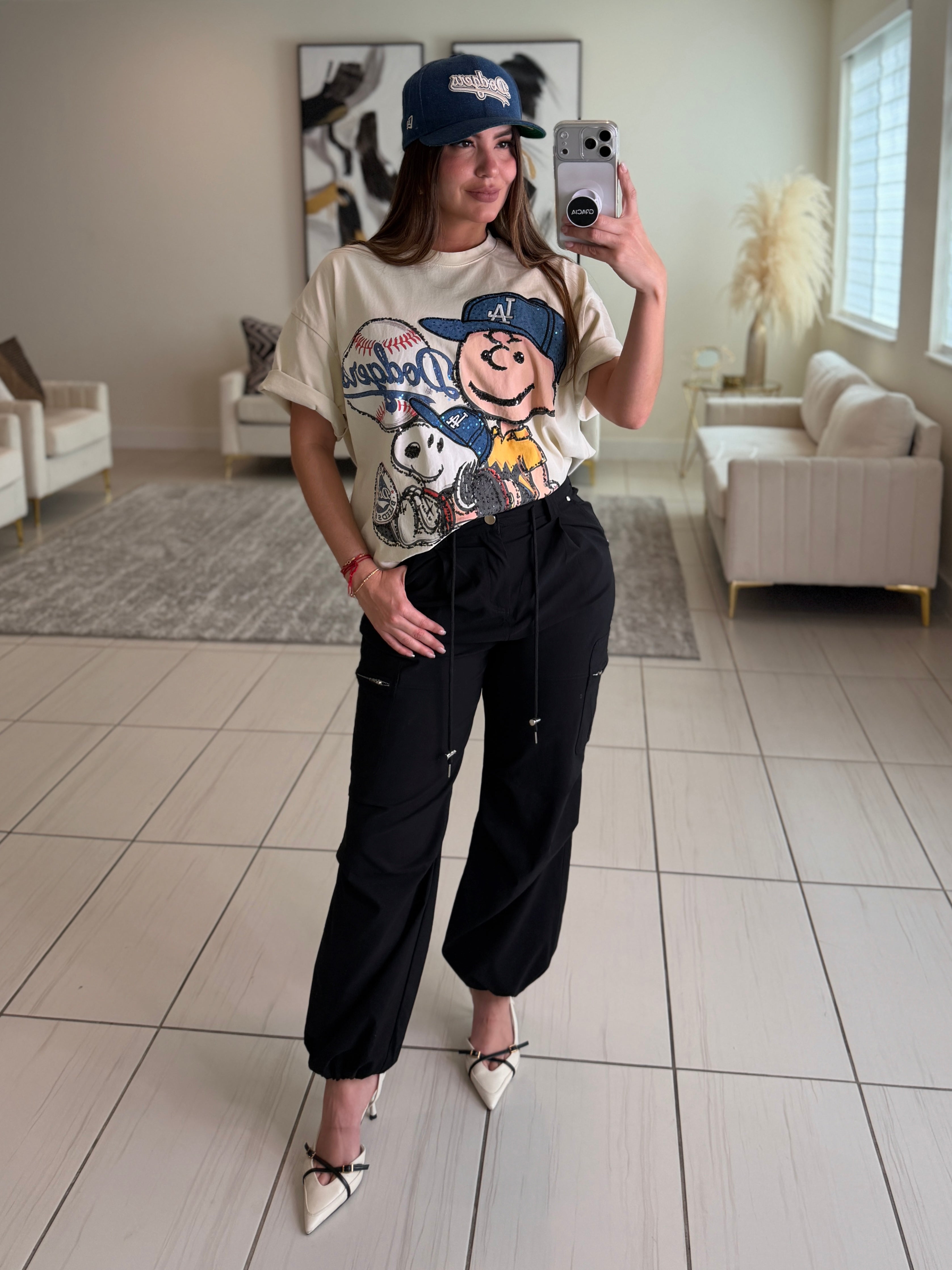 Good Fortune Beige Tshirt