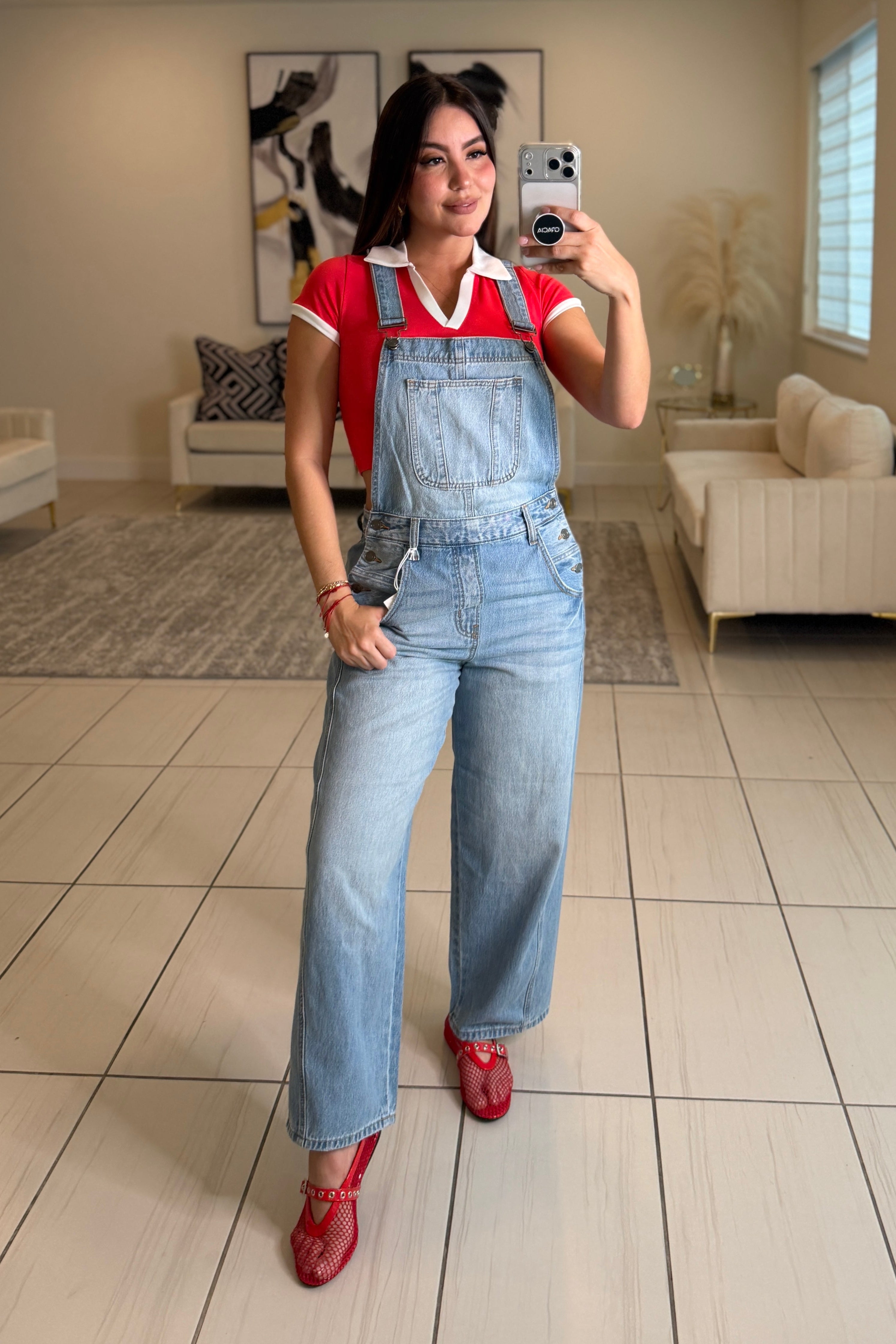 High Road Denim Barrel Jumpsuit