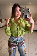 The Everyday Ease Green Shirt