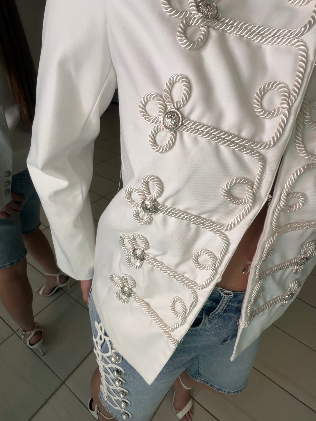 Napoleon Muse White Blazer