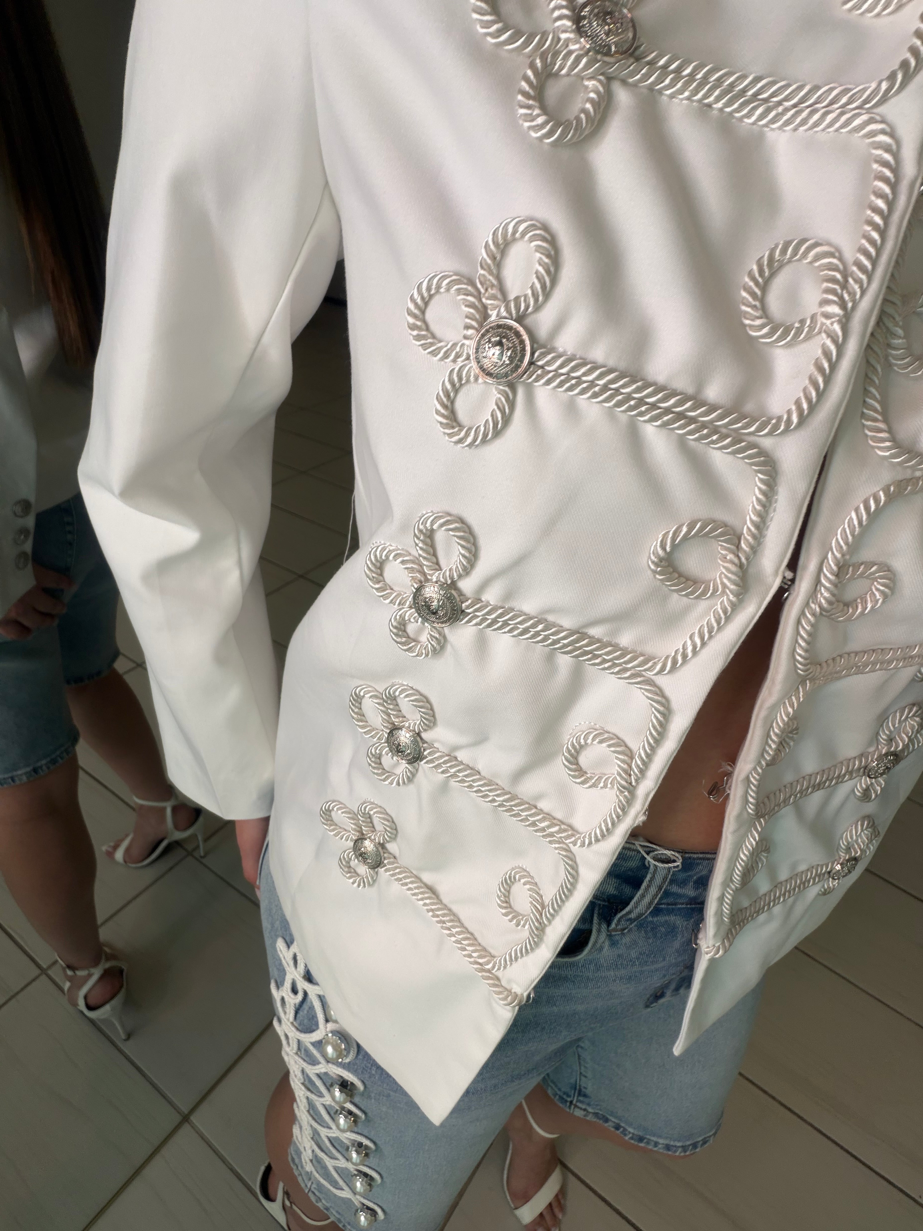 Napoleon Muse White Blazer