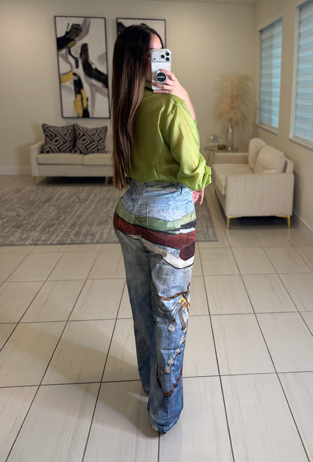Charming Cool Print Pants
