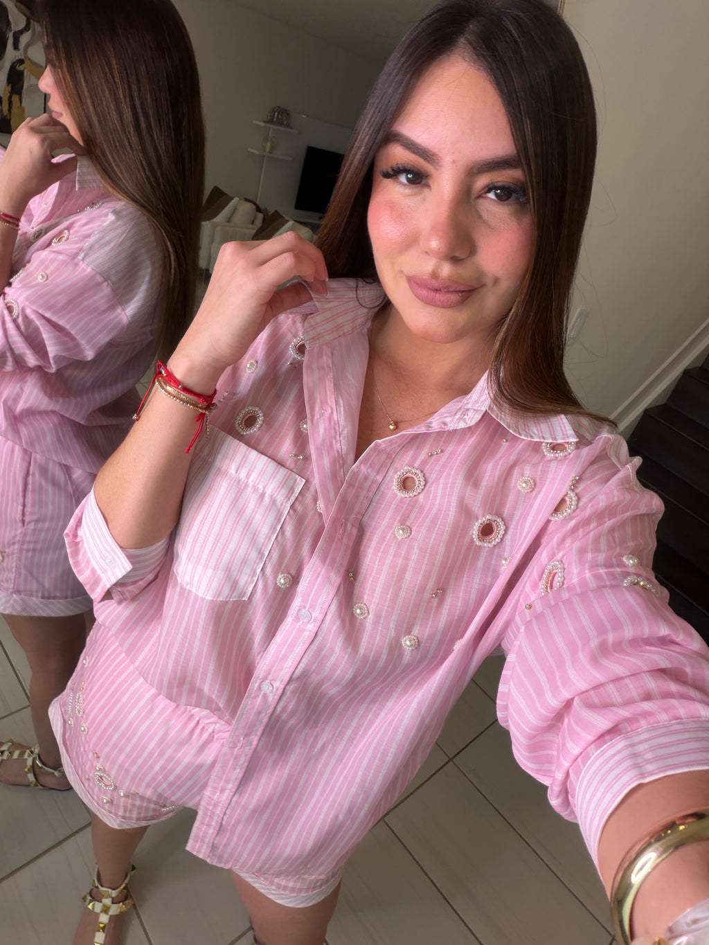 Sunkissed Pink Shorts Set