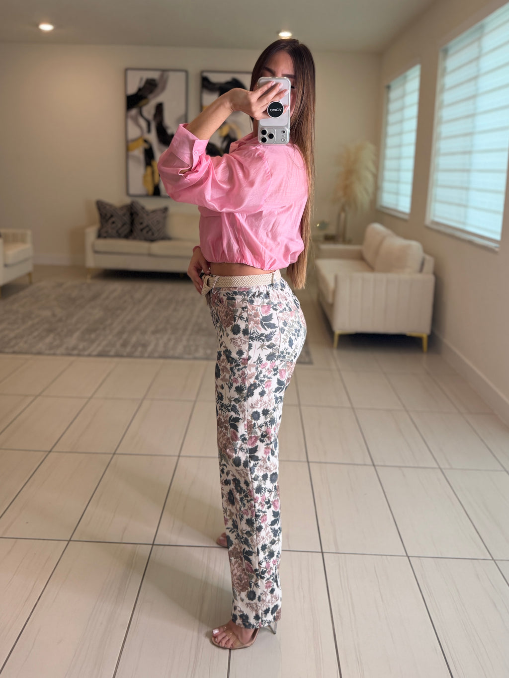 The Everyday Ease Pink Shirt