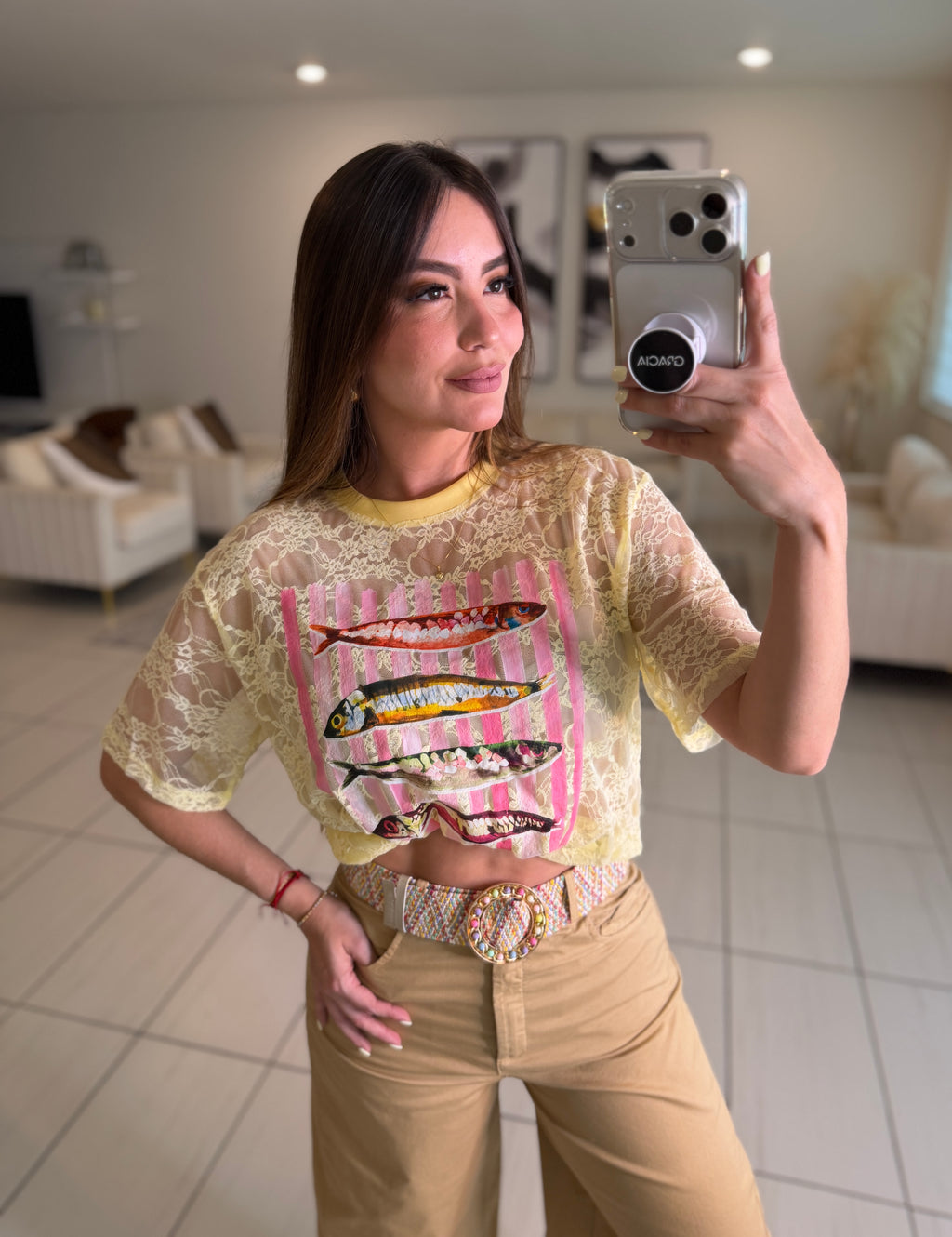 Sardines Yellow Tshirt