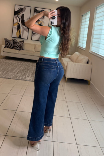 Retro Drive Denim Pants