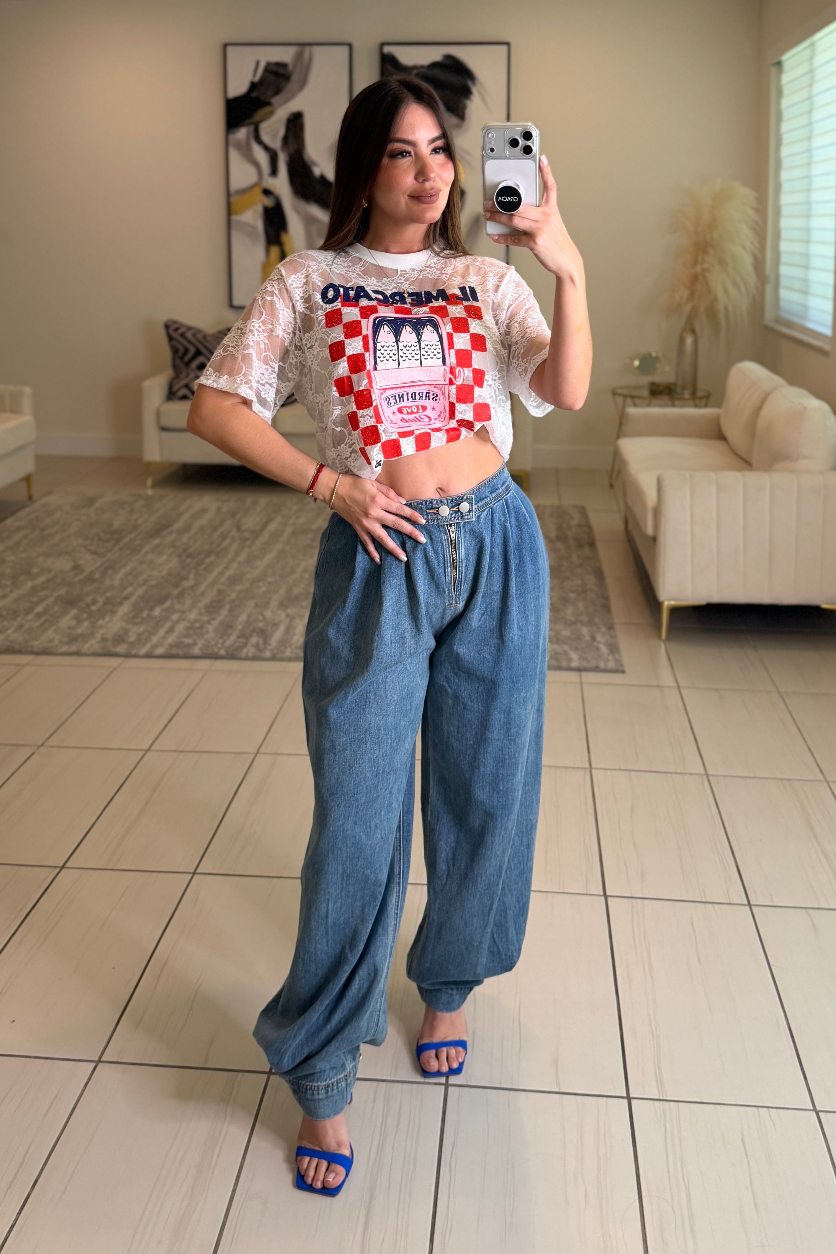 Sovereign Balloon Denim Pants