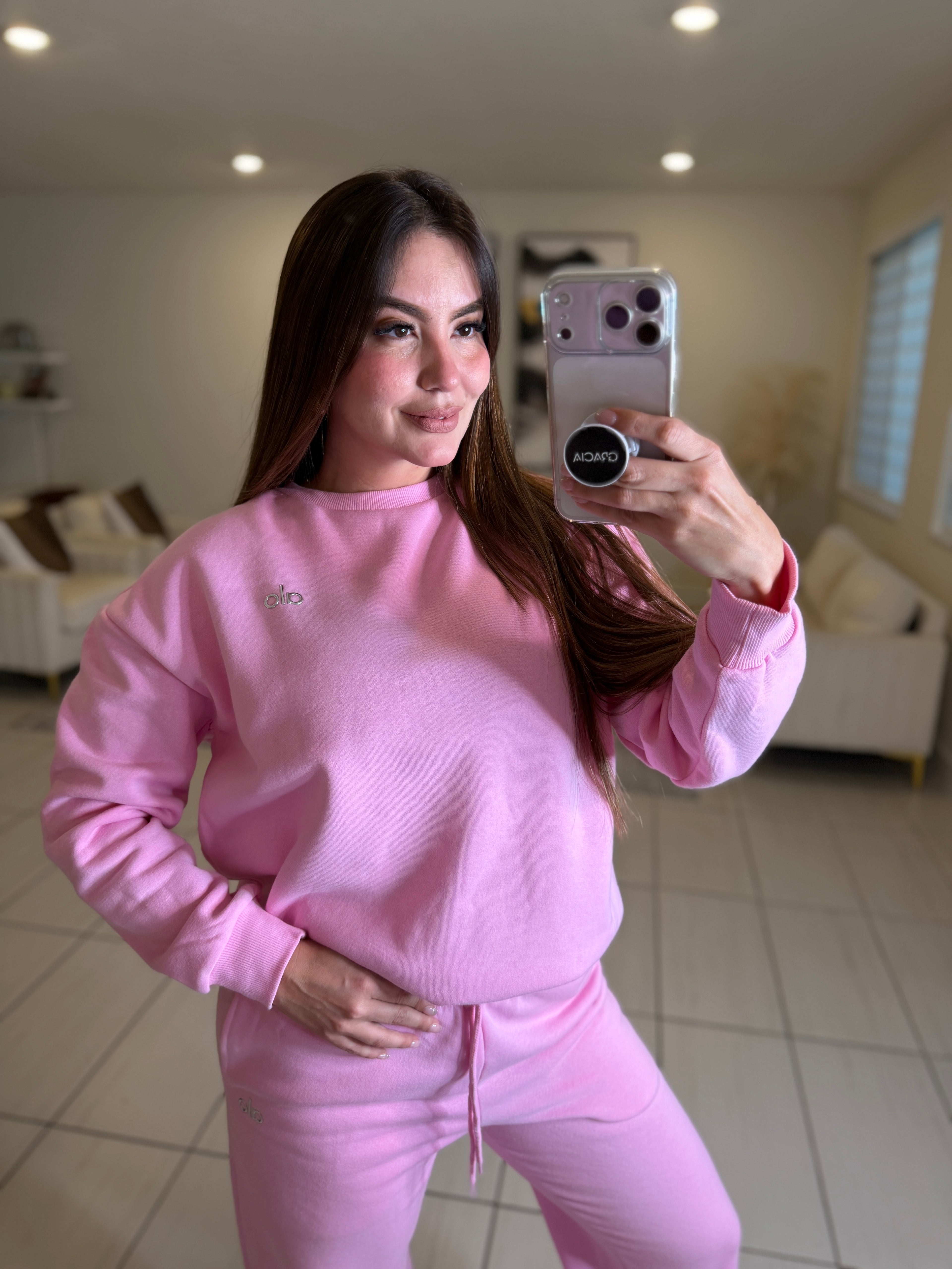 Serenity Halo Pink Pant Set