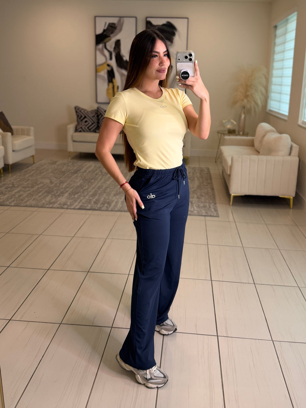 Iconic Halo Navy Blue Pants